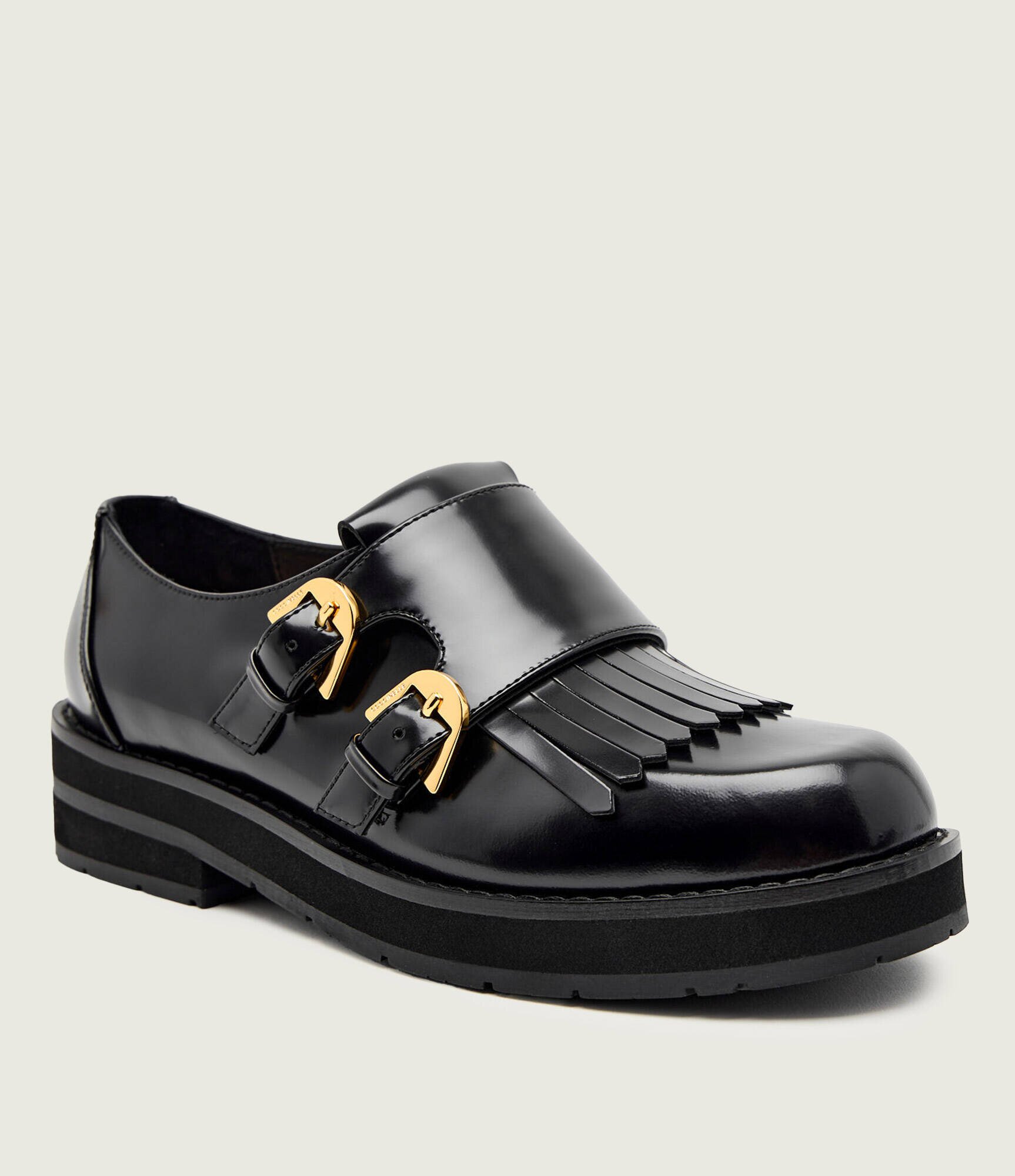 Coccinelle De piele pantofi monk Campus
