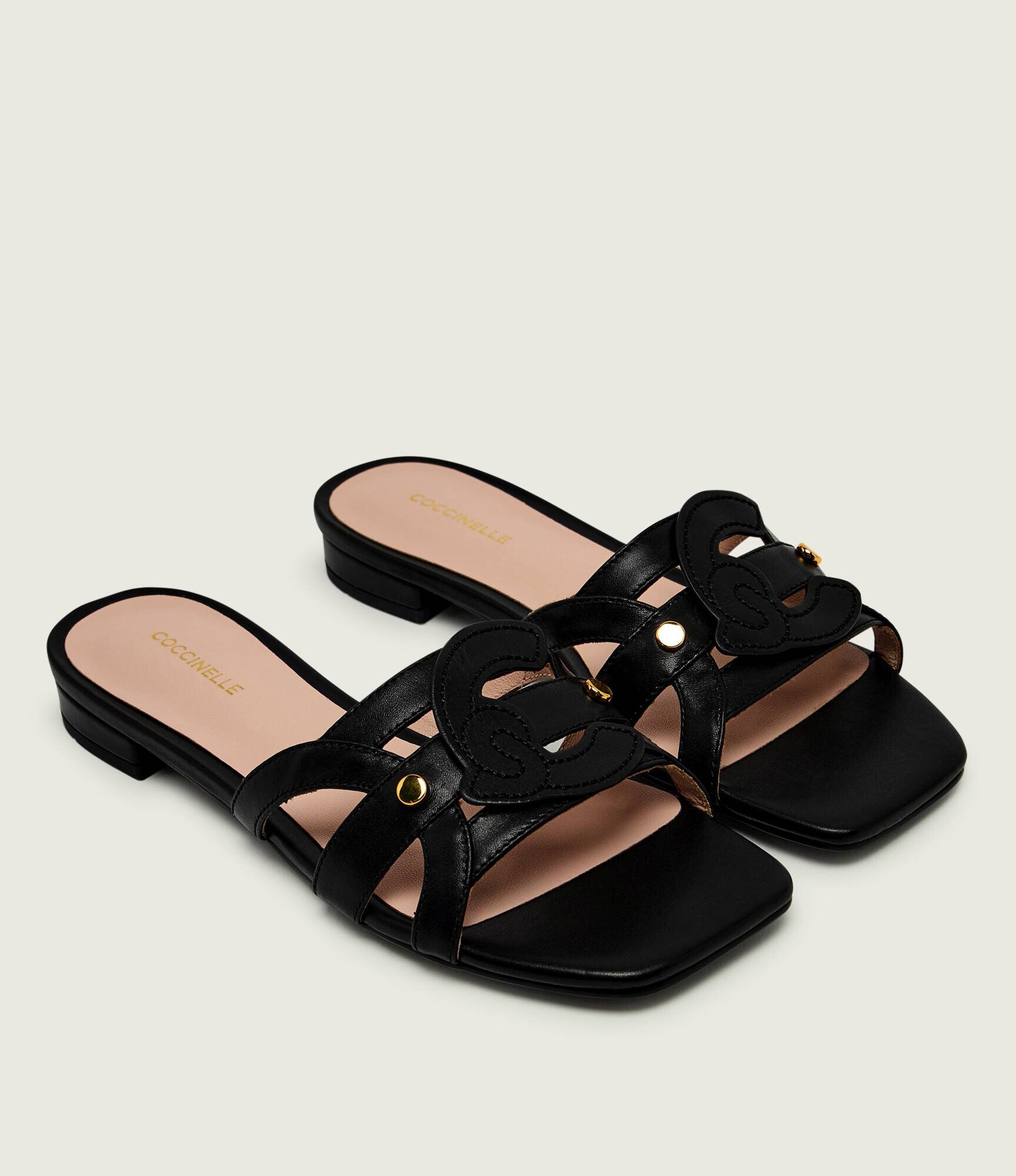 Coccinelle De piele șlapi C-Me