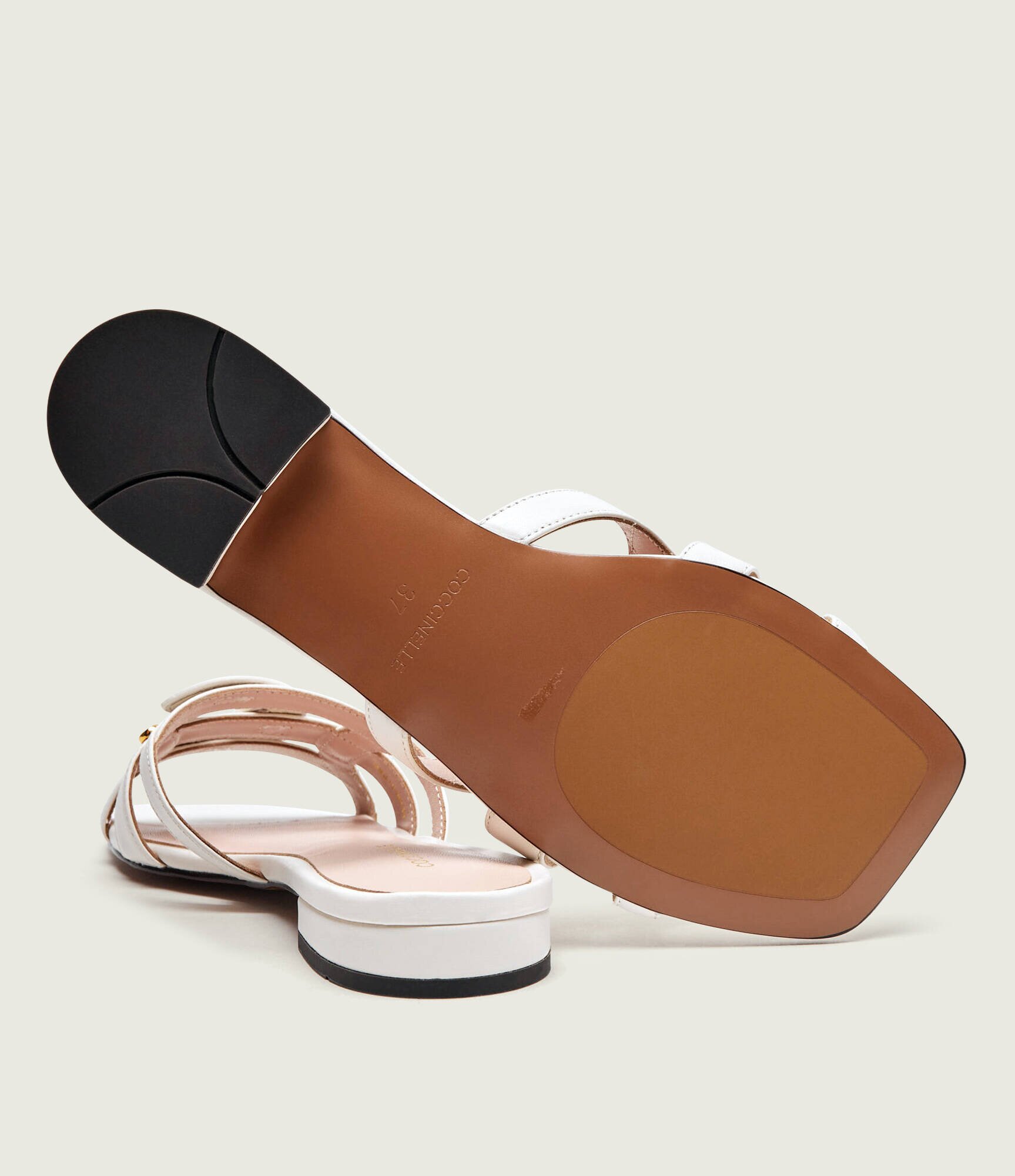 Coccinelle De piele șlapi C-ME