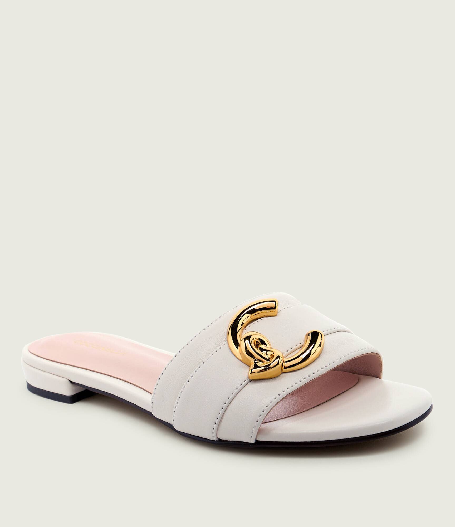 Coccinelle De piele șlapi C-Me Smooth