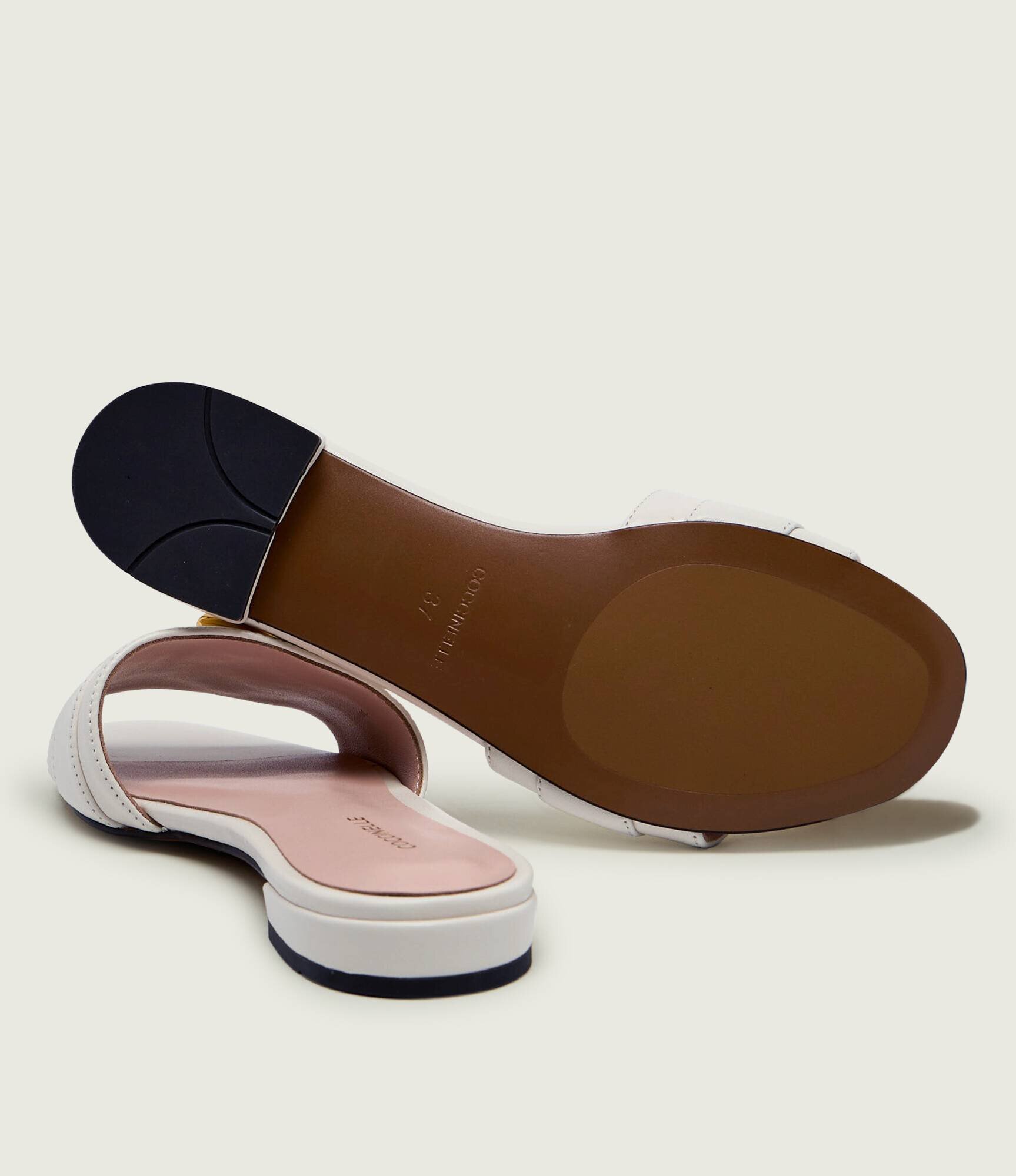 Coccinelle De piele șlapi C-Me Smooth