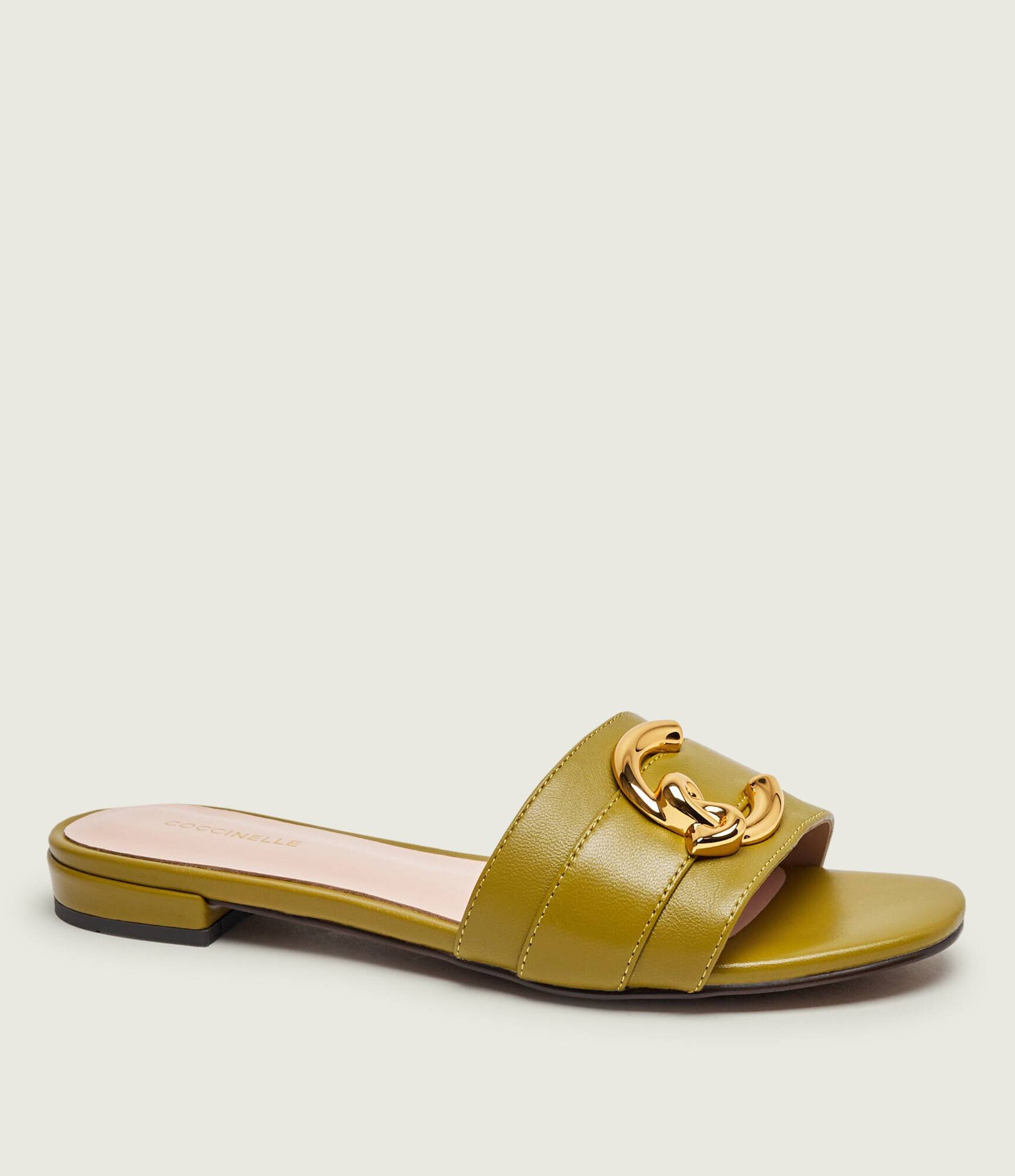 Coccinelle De piele șlapi C-Me Smooth