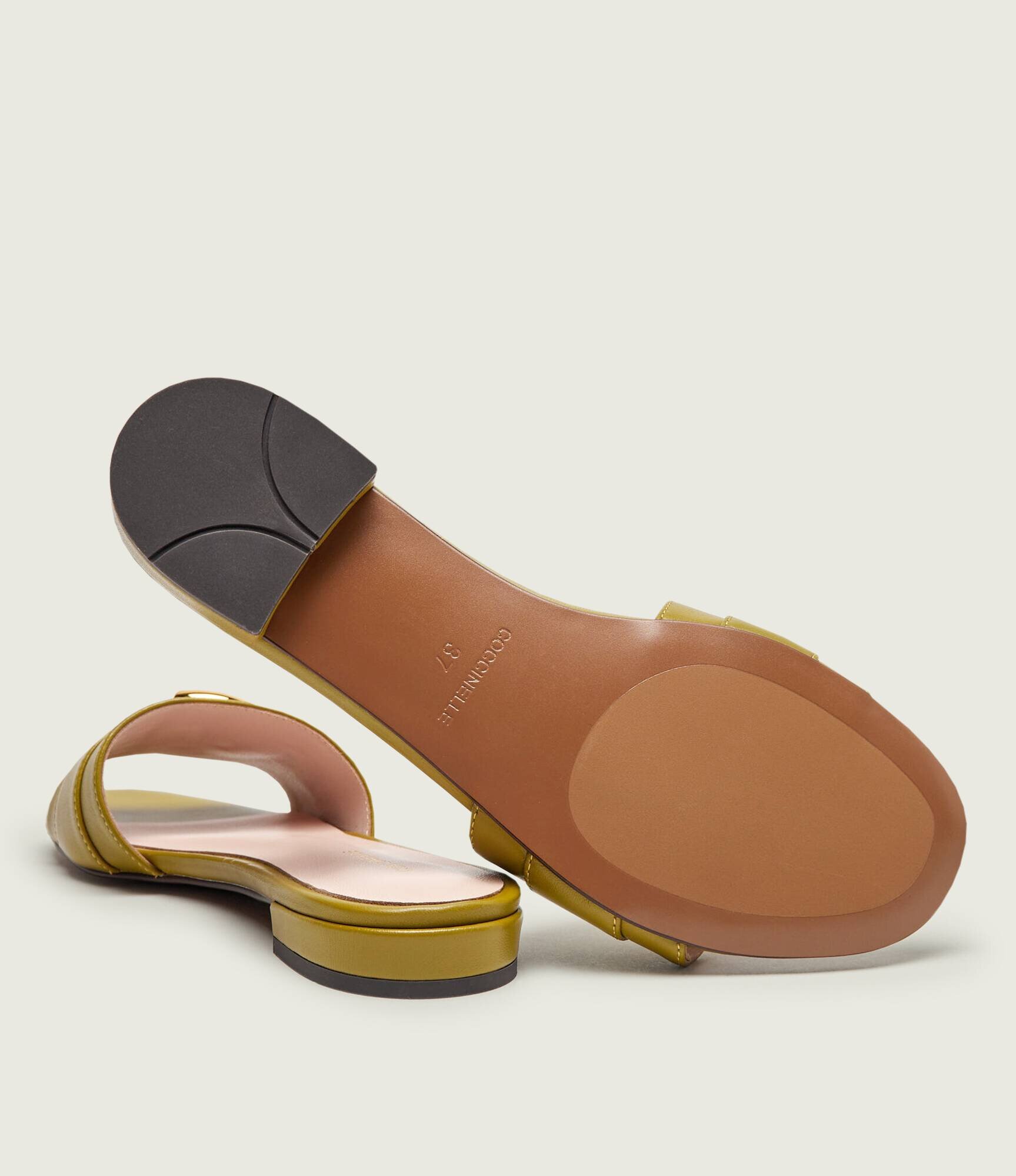 Coccinelle De piele șlapi C-Me Smooth
