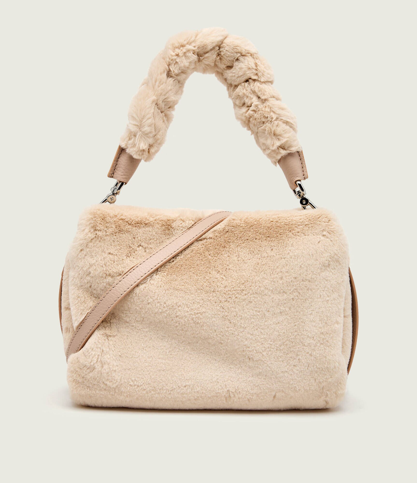 Coccinelle Geantă pe umăr Boheme | shearling cu adaos de piele