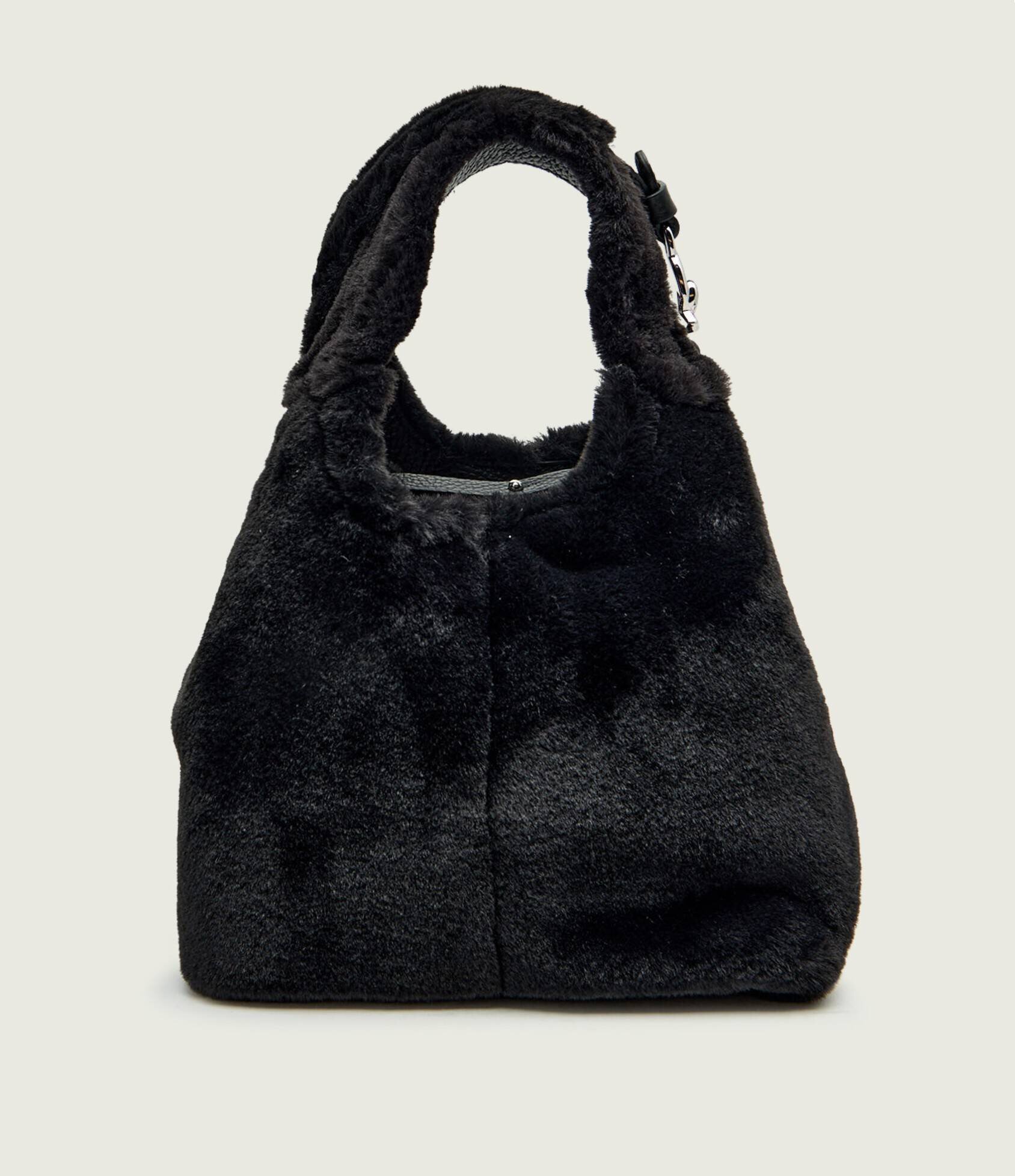 Coccinelle Geantă pe umăr C-Easy cu adaos de piele | shearling