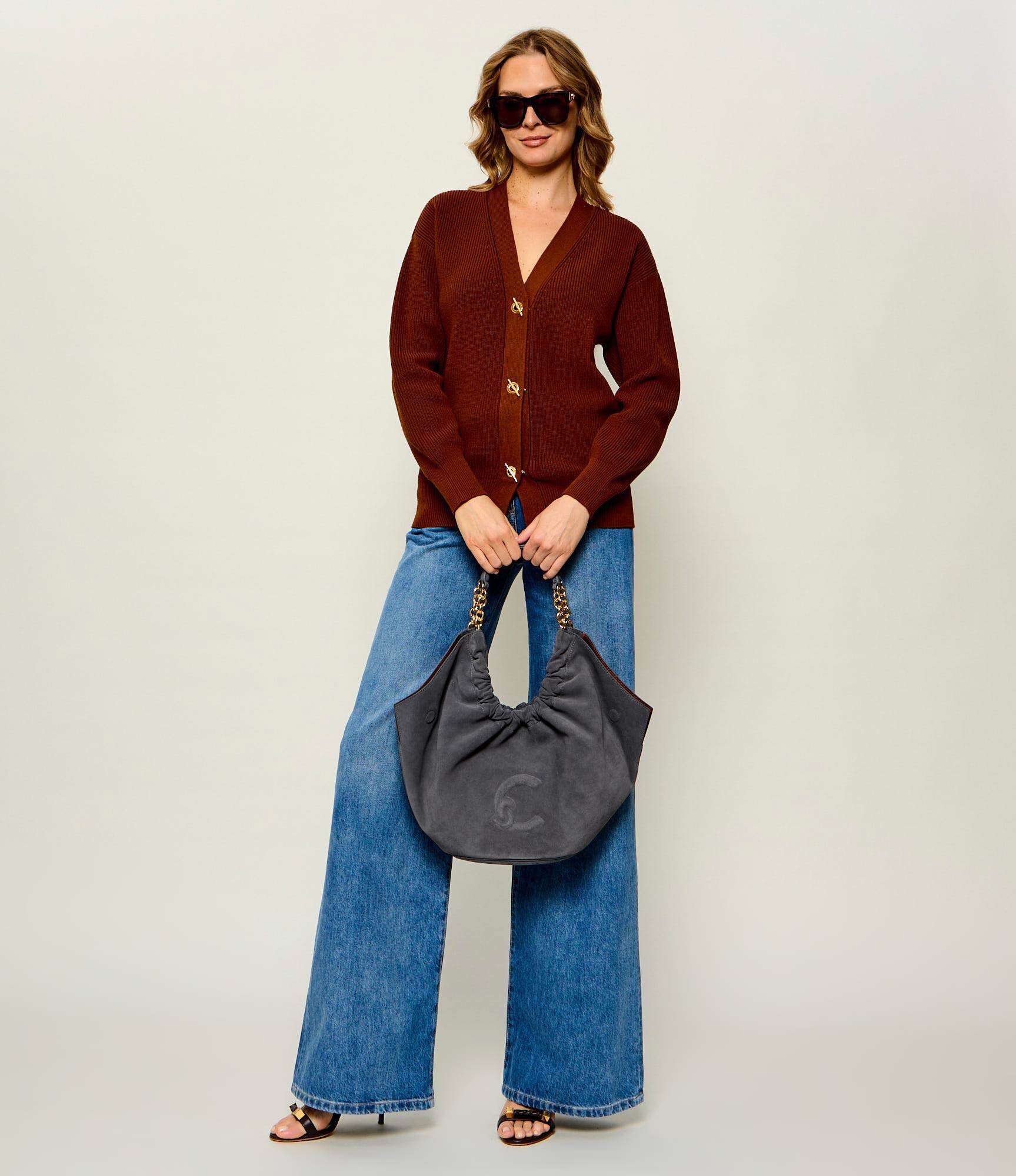 Coccinelle Geantă shopper Smash | piele întoarsă