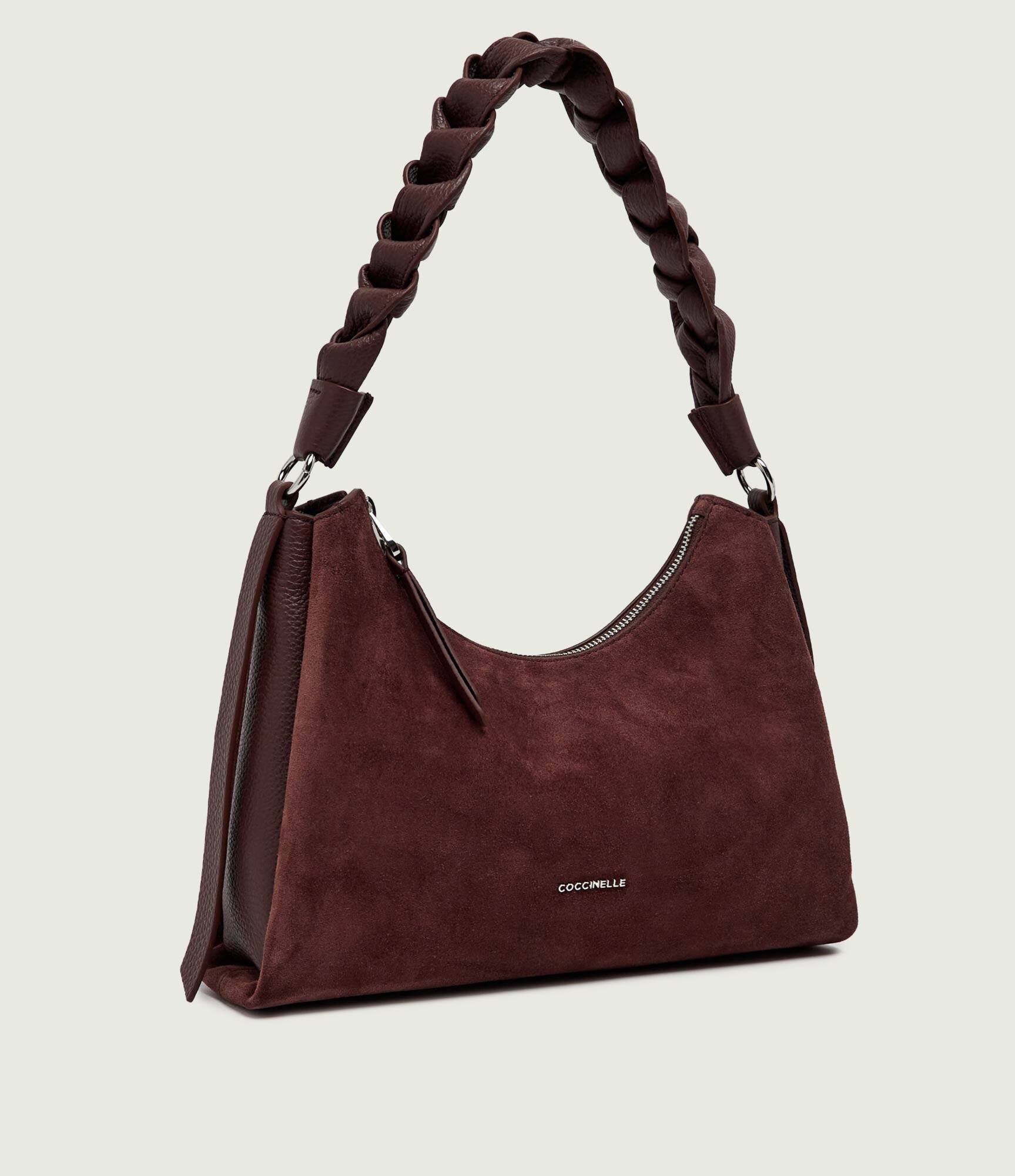 Coccinelle Hobo Boheme | piele întoarsă cu adaos de piele