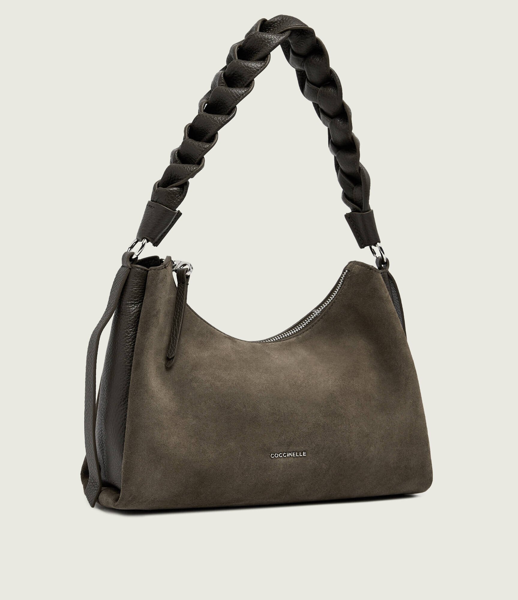 Coccinelle Hobo Boheme | piele întoarsă cu adaos de piele