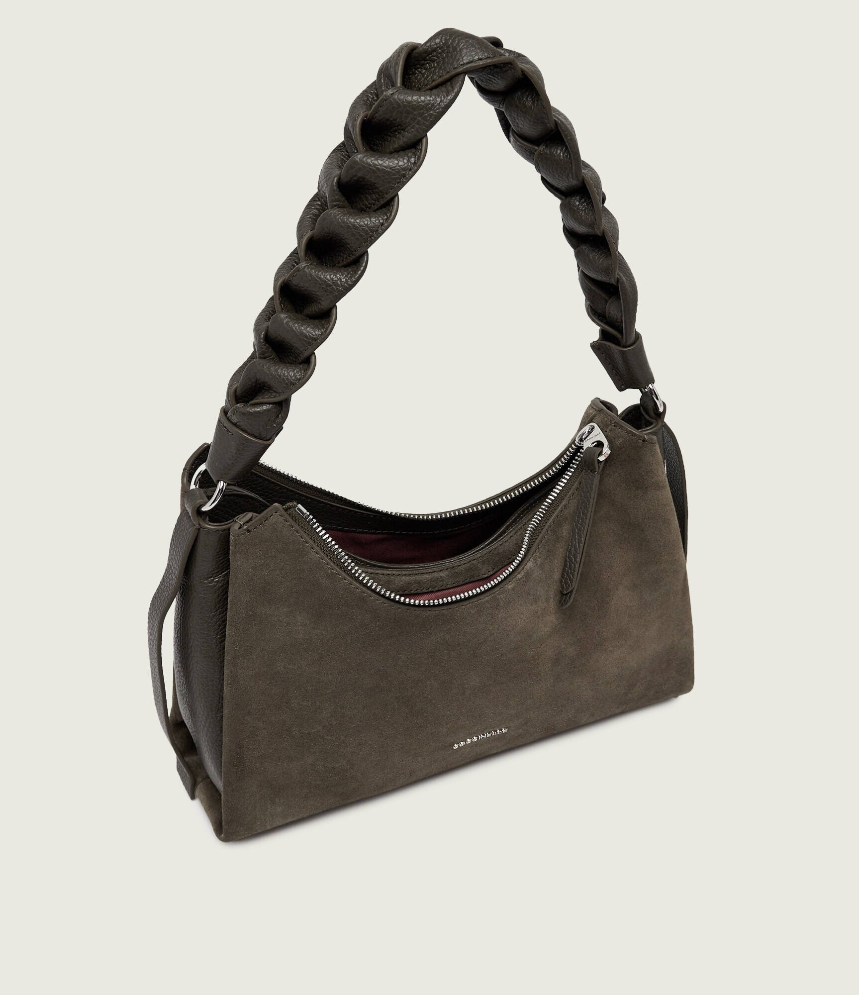 Coccinelle Hobo Boheme | piele întoarsă cu adaos de piele