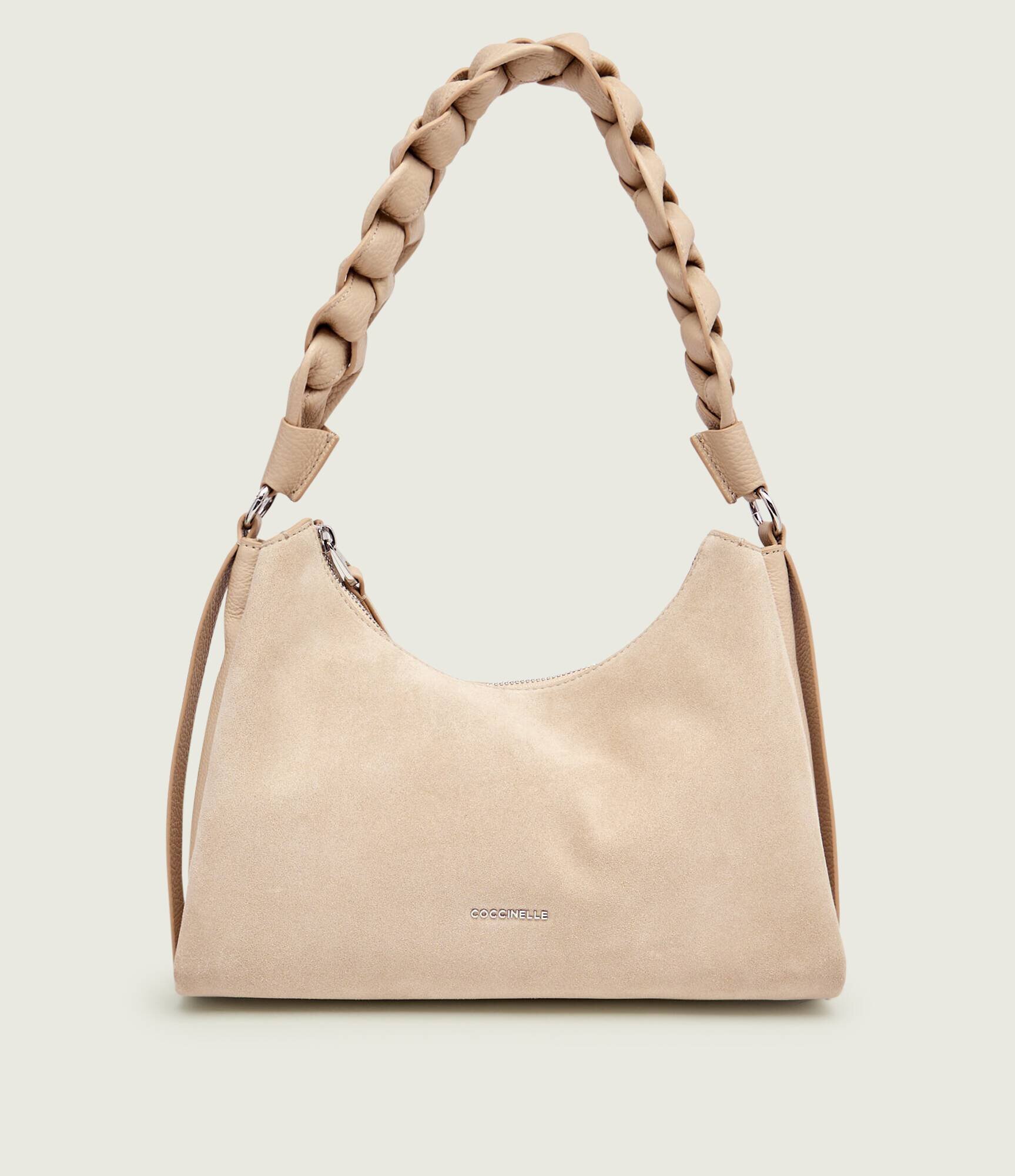 Coccinelle Hobo Boheme | piele întoarsă cu adaos de piele