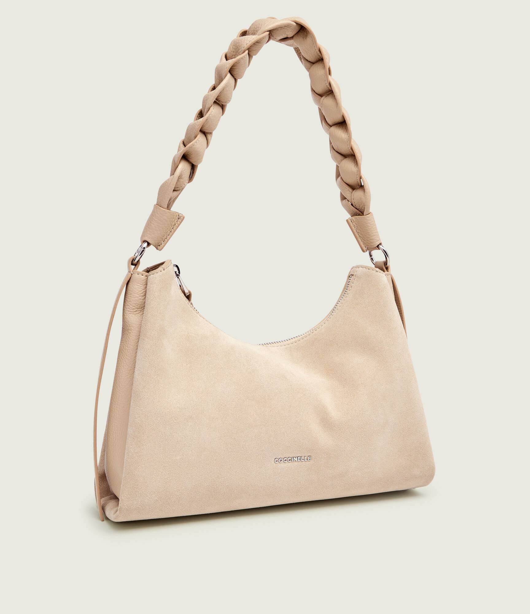 Coccinelle Hobo Boheme | piele întoarsă cu adaos de piele