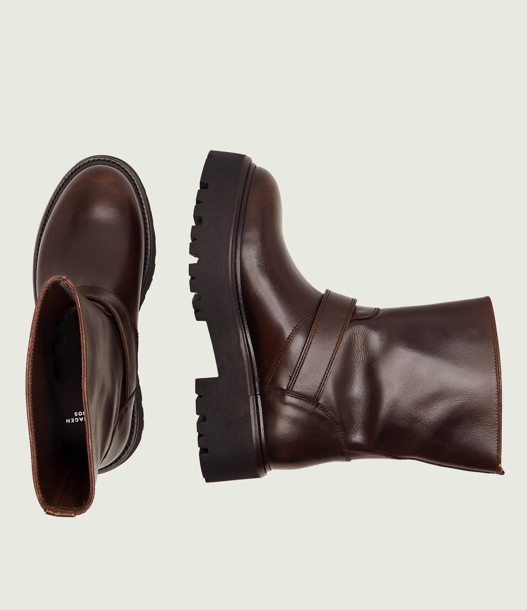 COPENHAGEN STUDIOS De piele botine cu platformă CPH900