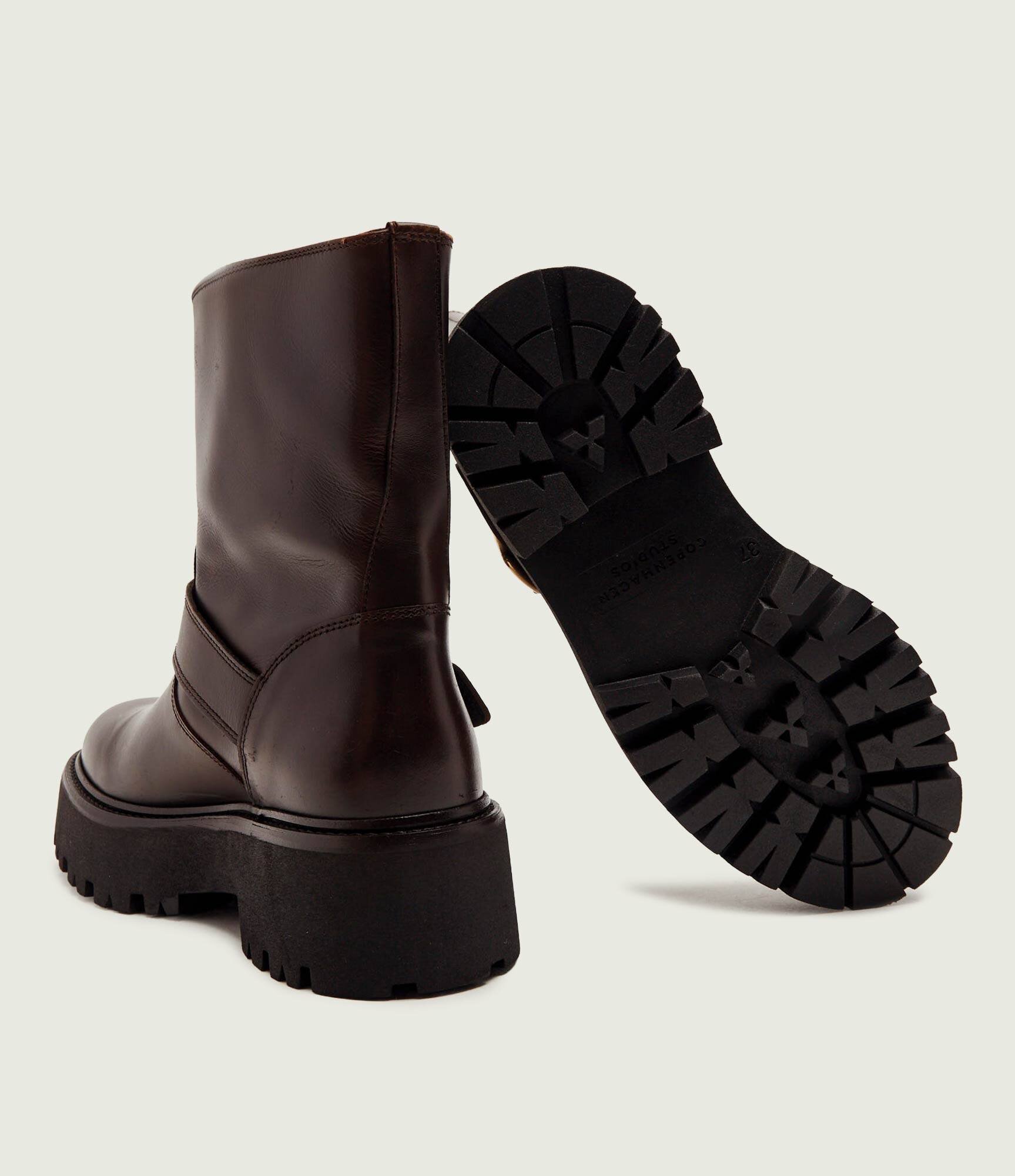 COPENHAGEN STUDIOS De piele botine cu platformă CPH900