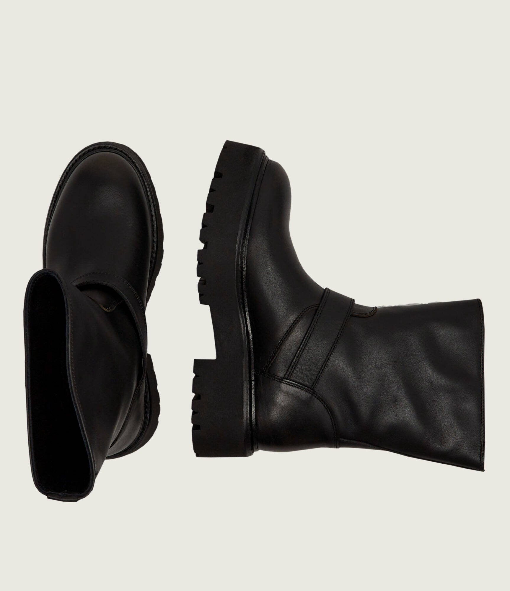 COPENHAGEN STUDIOS De piele botine cu platformă CPH900