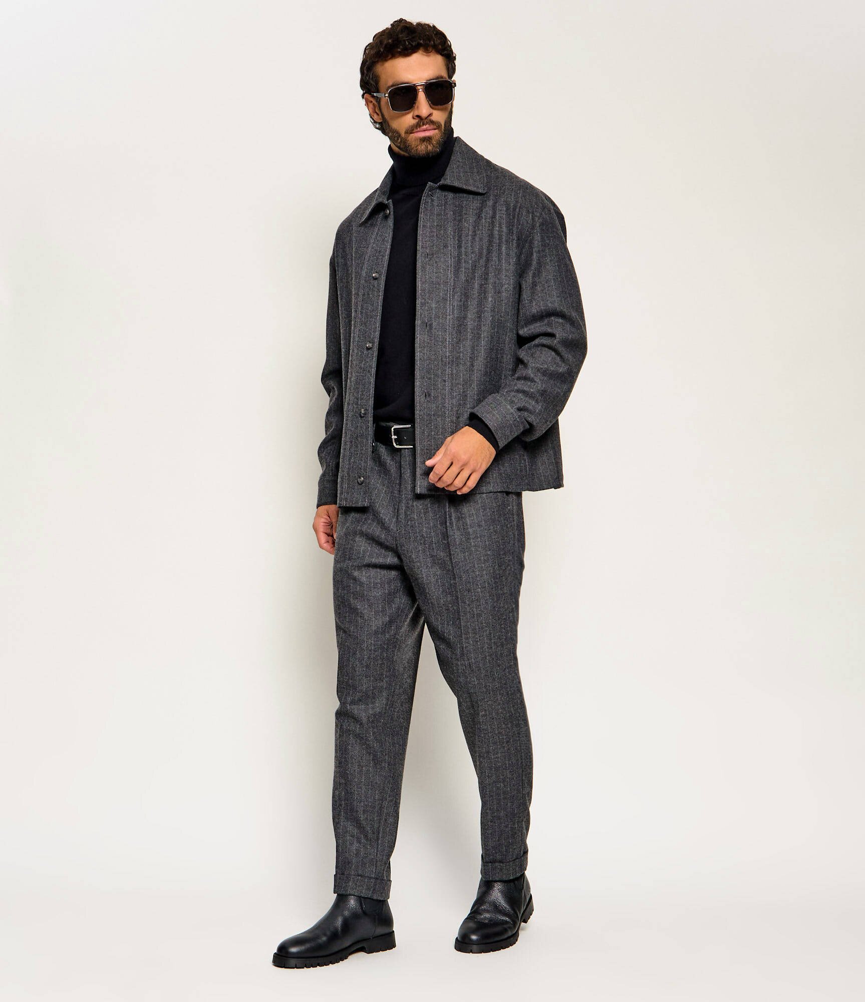 COPENHAGEN STUDIOS De piele ghete chelsea CPH850M | lână