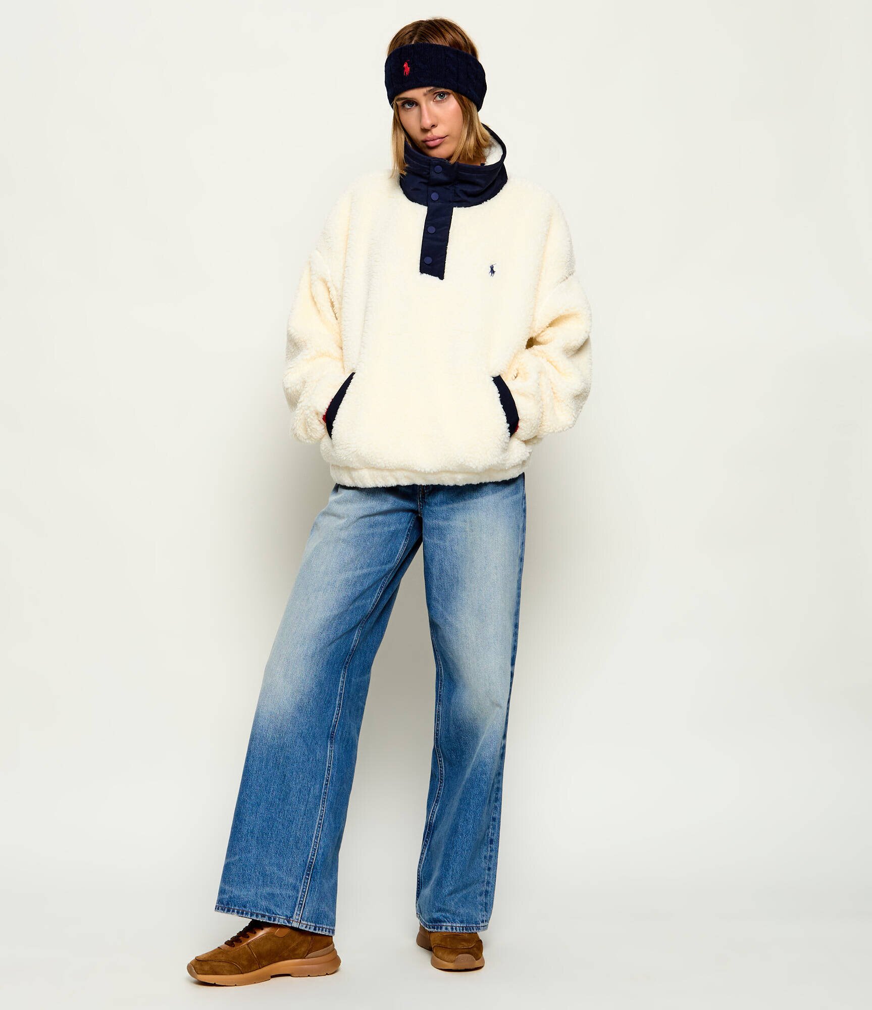 COPENHAGEN STUDIOS Sneakers CPH740 | piele întoarsă