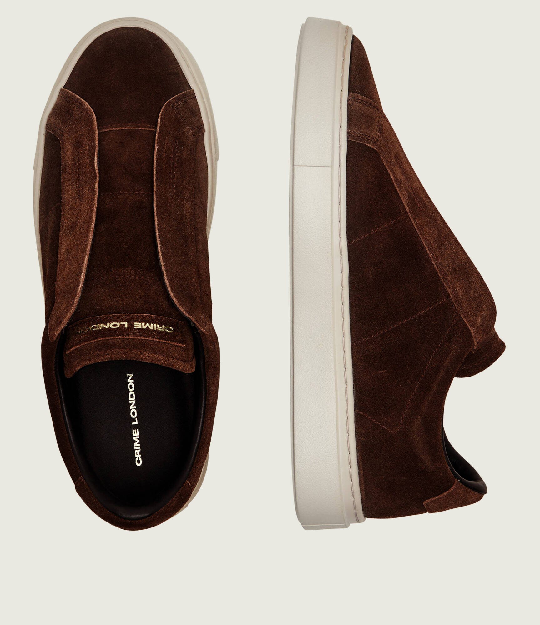 Crime London Slip on Superlight | piele întoarsă