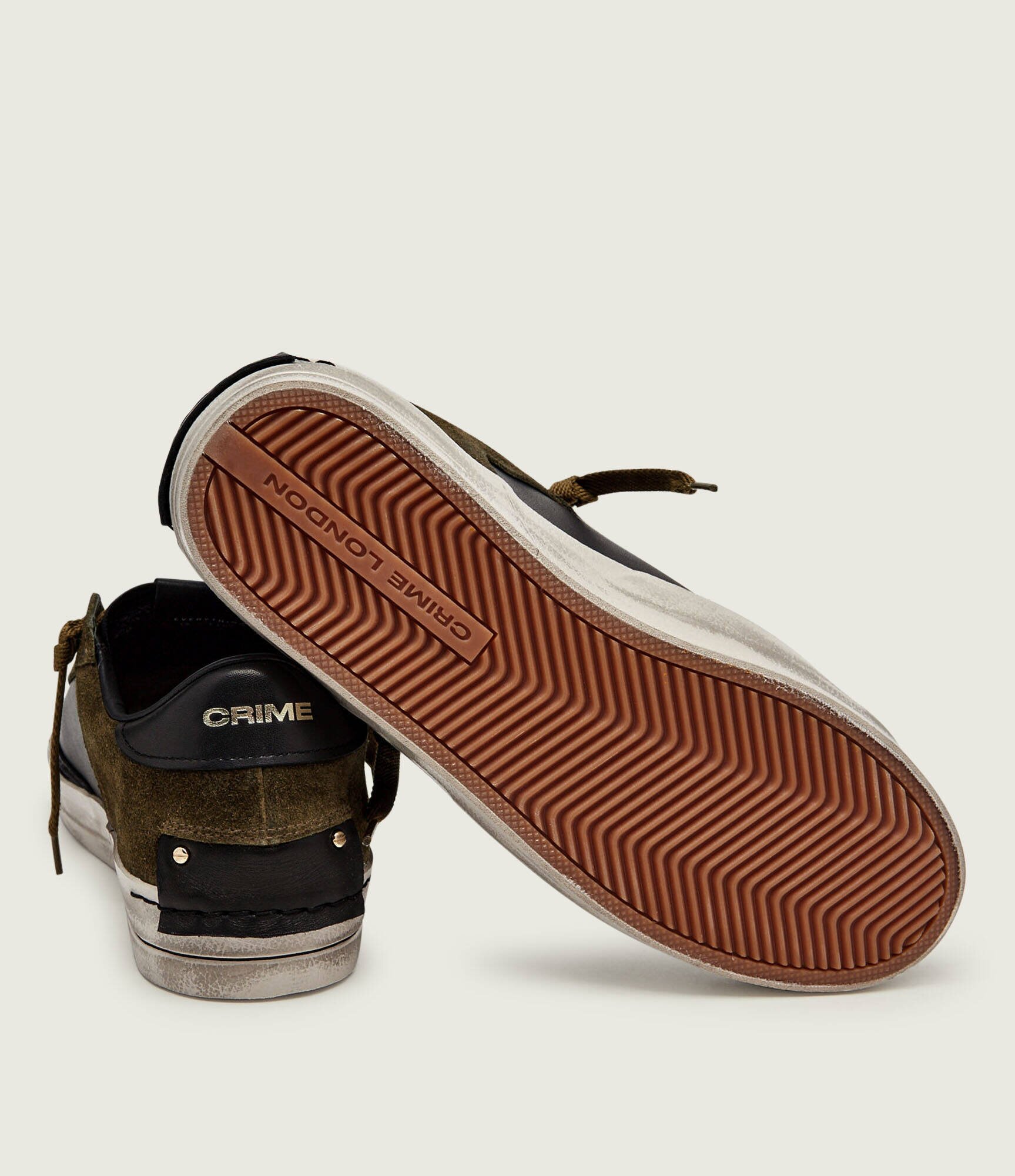Crime London Sneakers SKATE | piele întoarsă | piele
