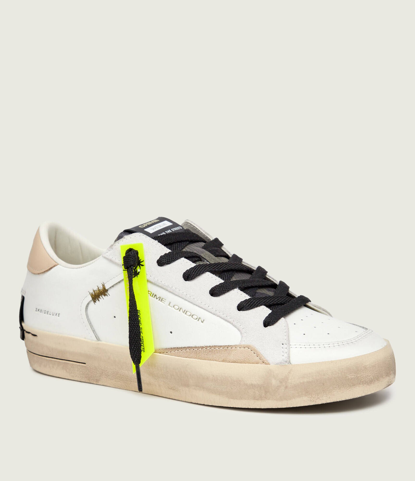 Crime London Teniși din piele SKATE