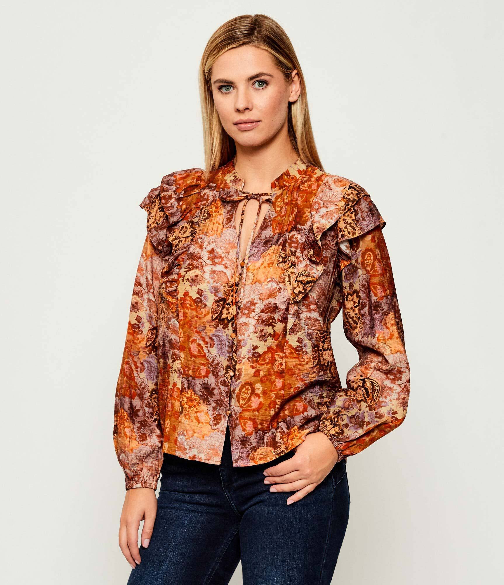 Desigual Cămașă Paisley | Loose fit