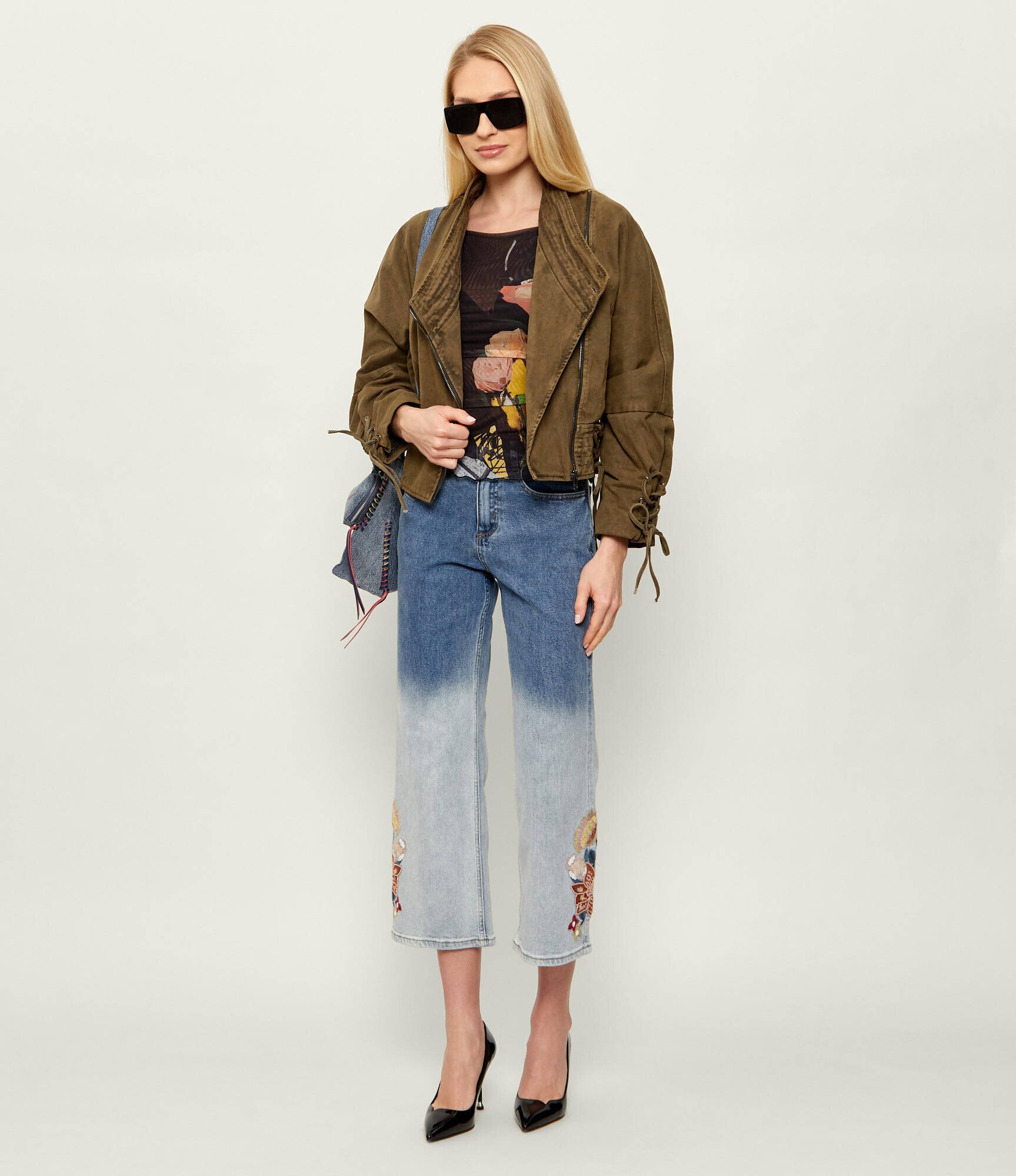 Desigual De blugi geacă de piele CHAQ_NAYELI | Cropped Fit