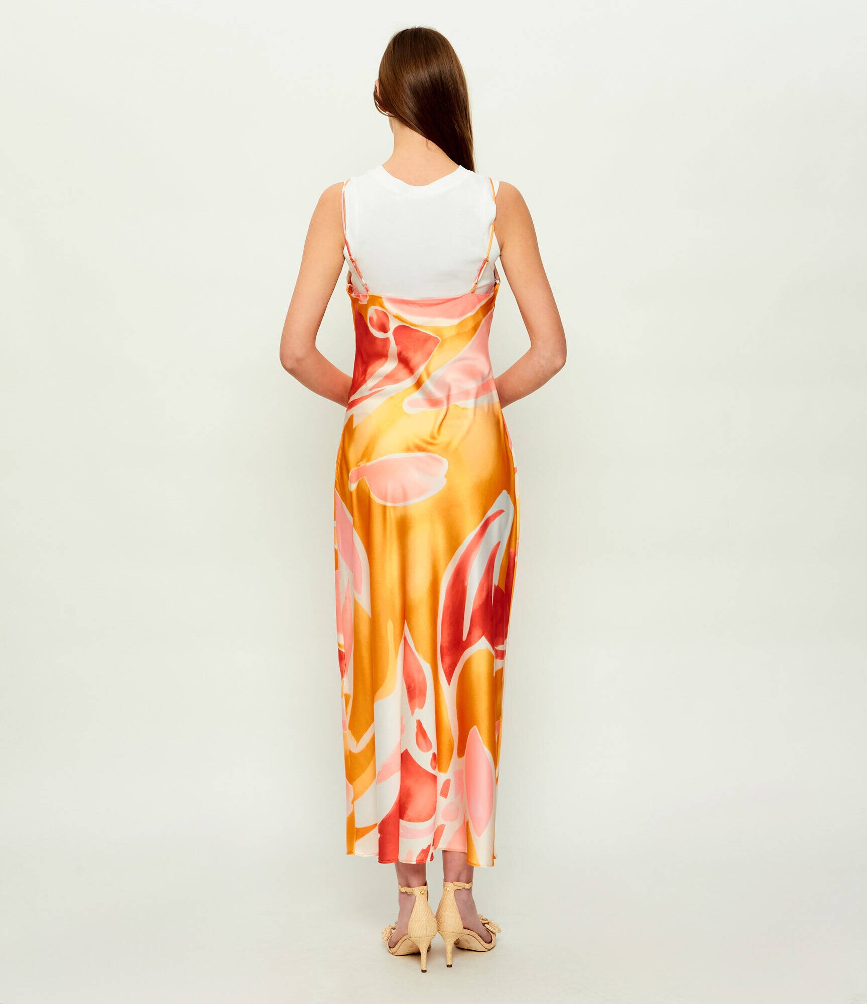 Desigual De satin rochie 2 în 1 Wave