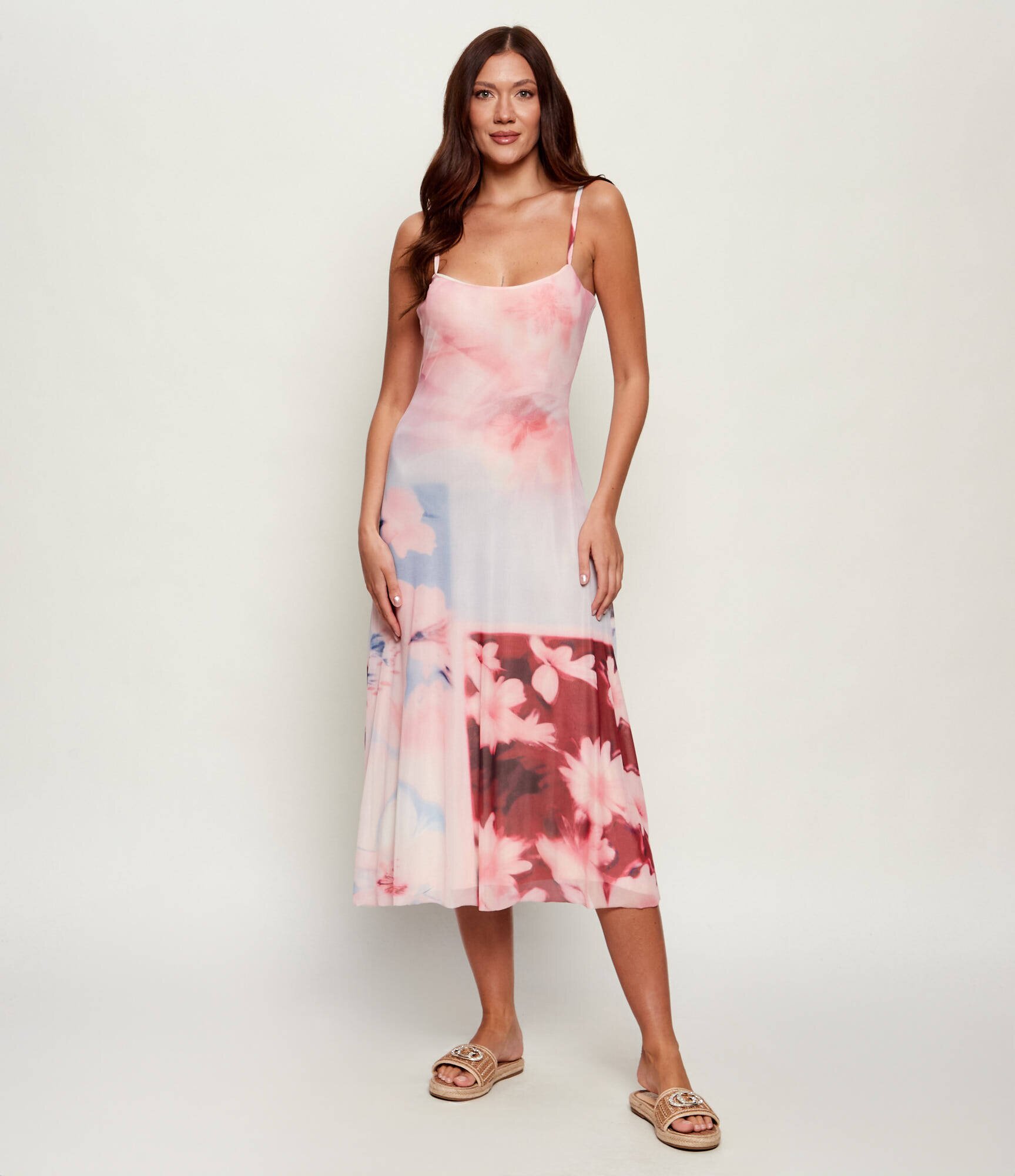 Desigual De tul rochie 2 în 1 FRIDA