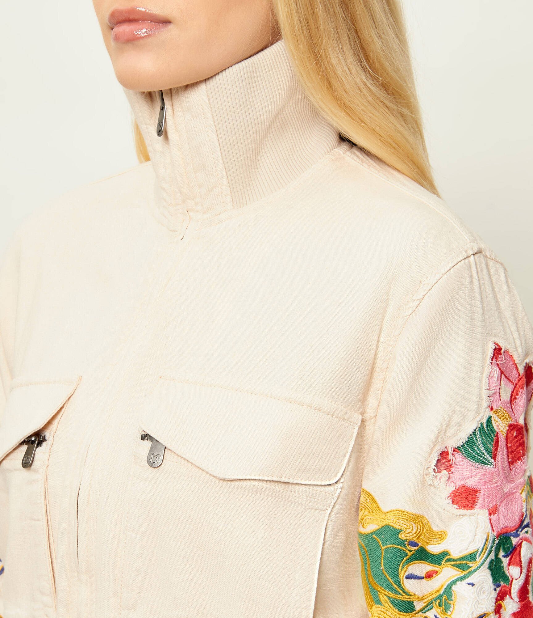 Desigual Geacă bomber Mozart | regular fit | cu adaos de in