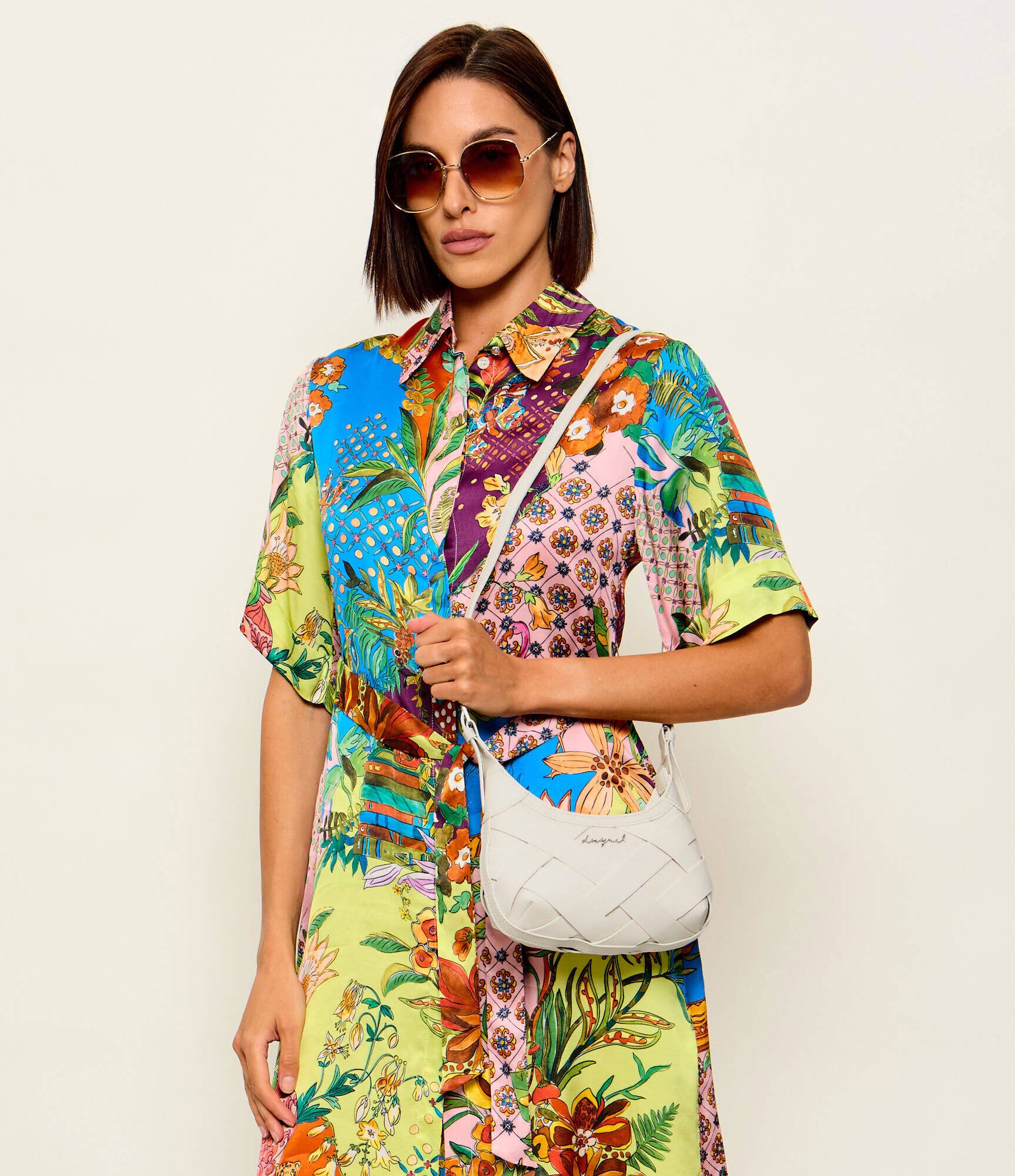 Desigual Geantă pe umăr CROMO HAITI MINI