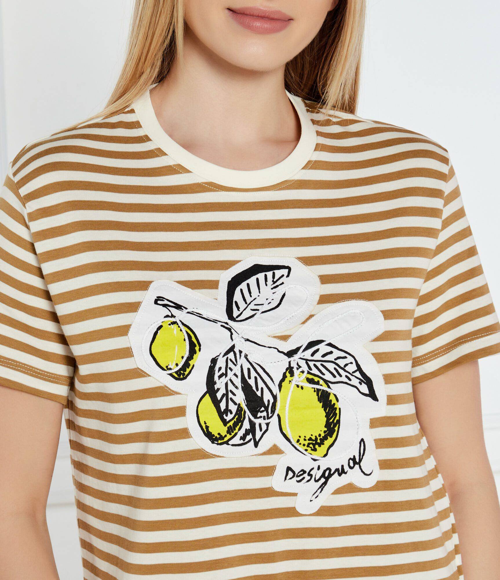 Desigual Tricou Lemon | regular fit