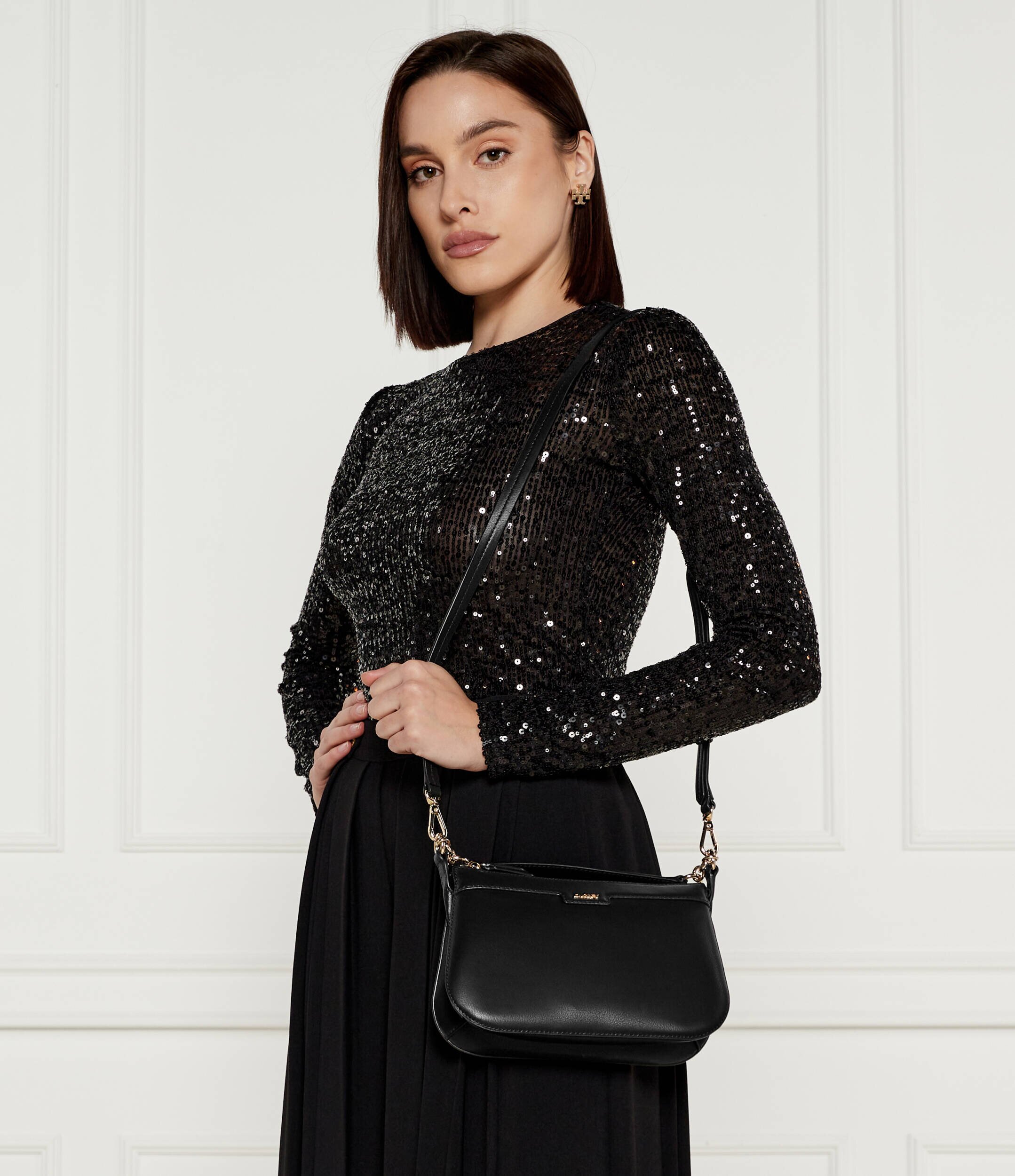 DKNY De piele geantă poștaș