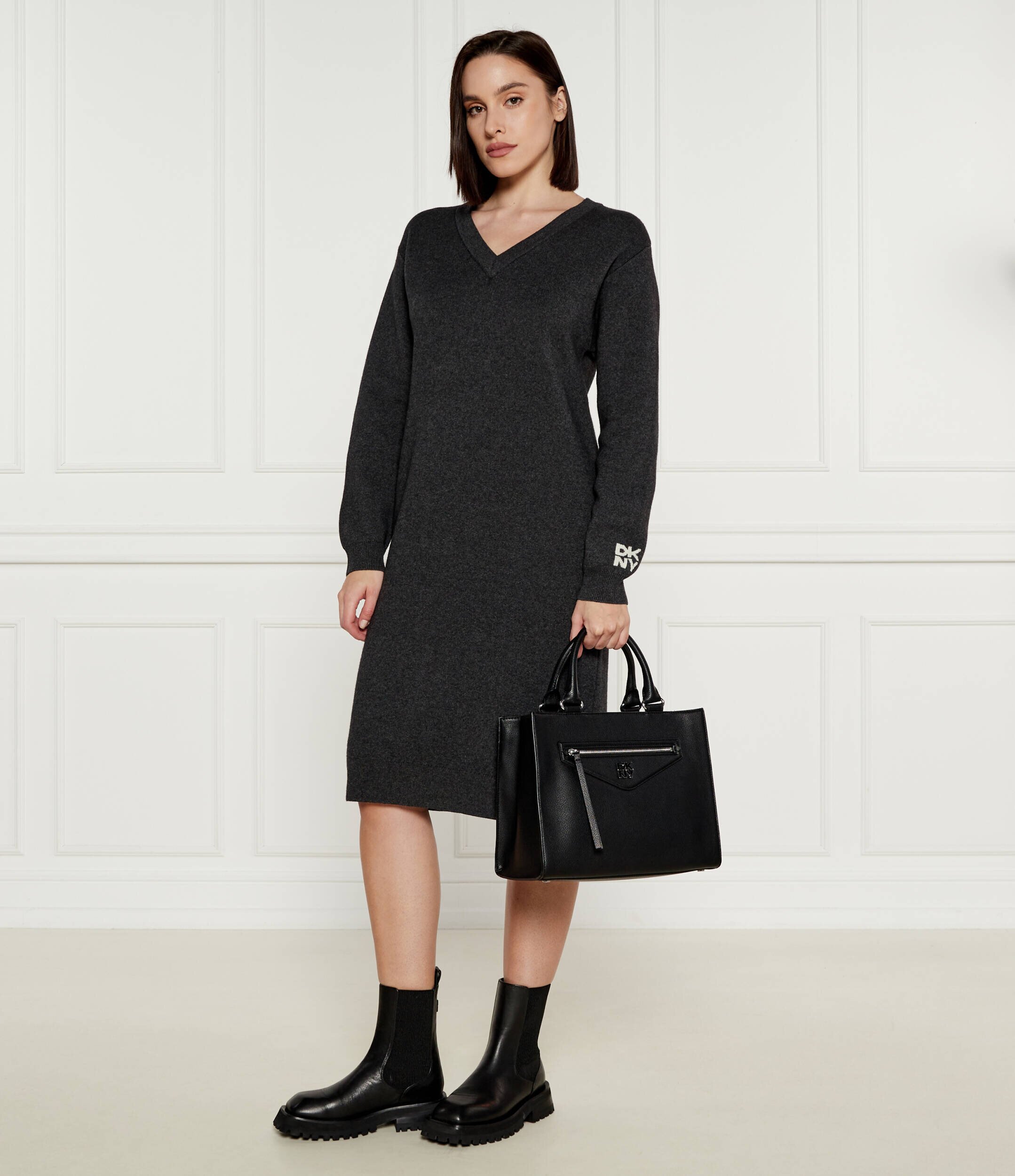 DKNY De piele geantă shopper