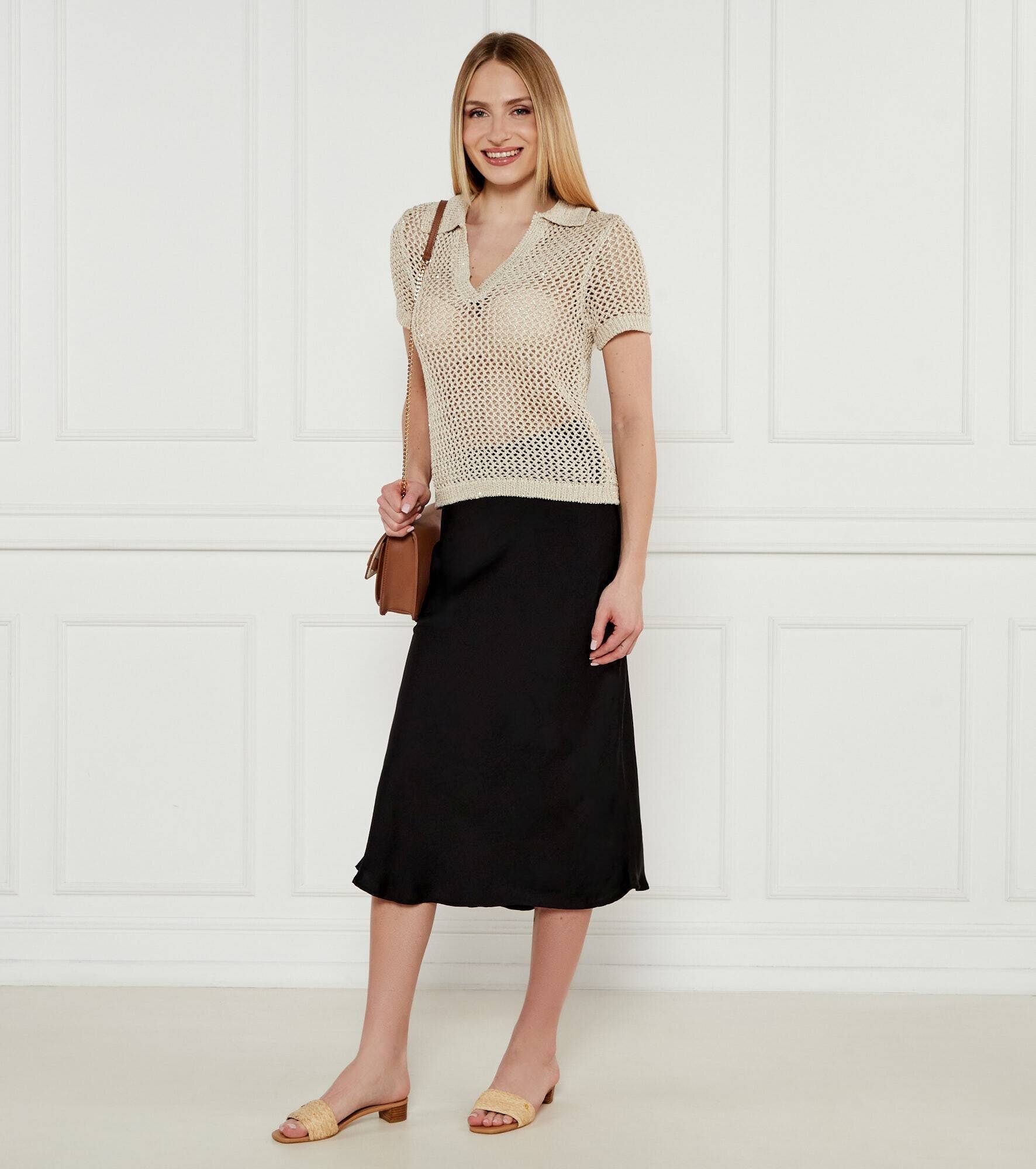 DKNY De satin fustă