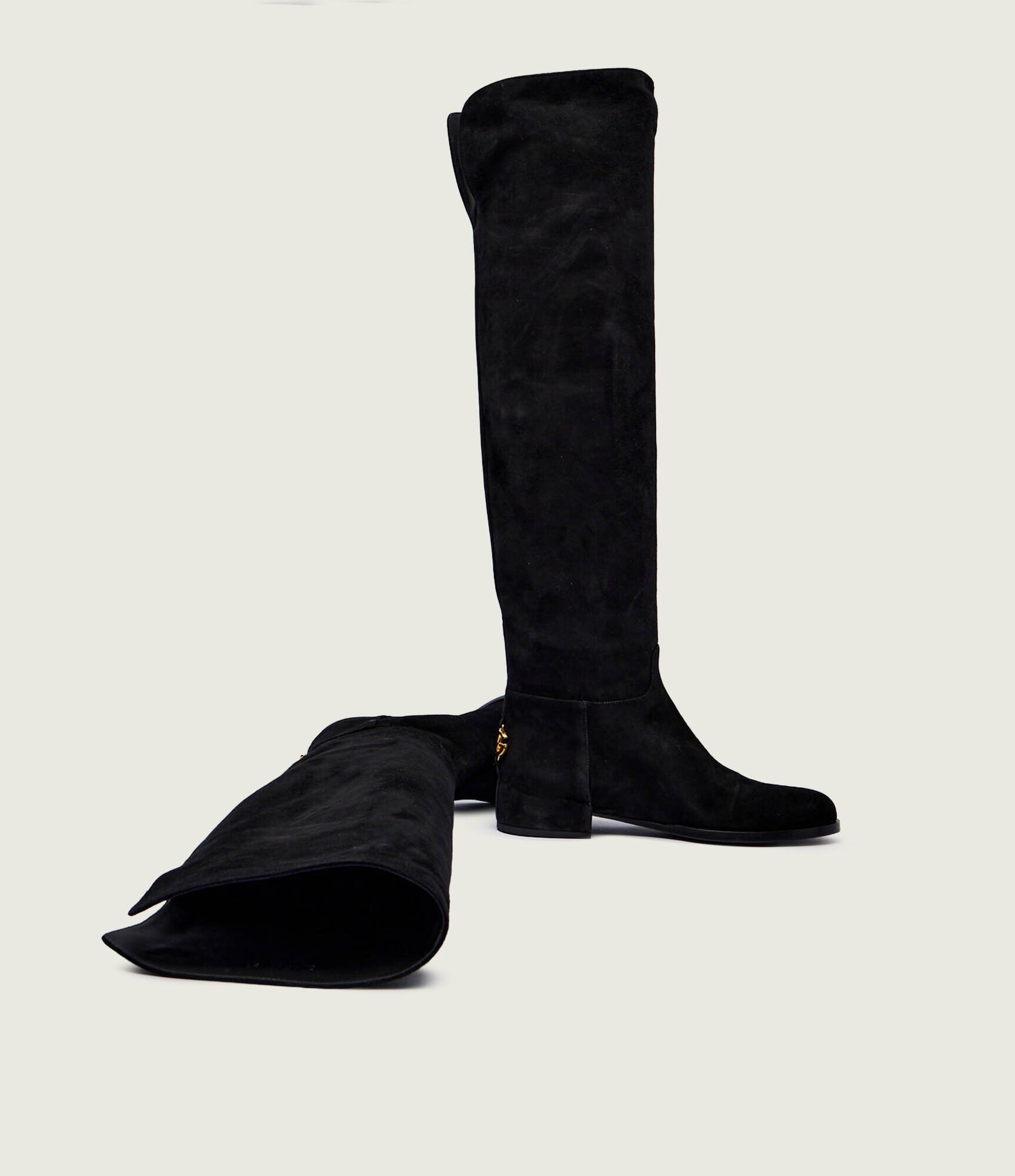 Dolce & Gabbana Cizme de echitație | piele întoarsă