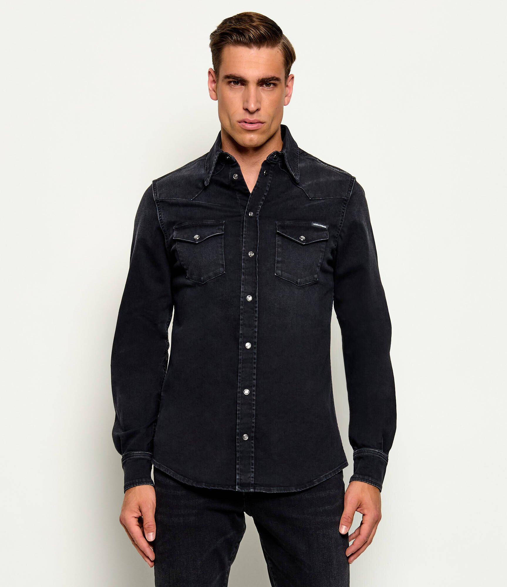 Dolce & Gabbana De blugi cămașă | Slim Fit