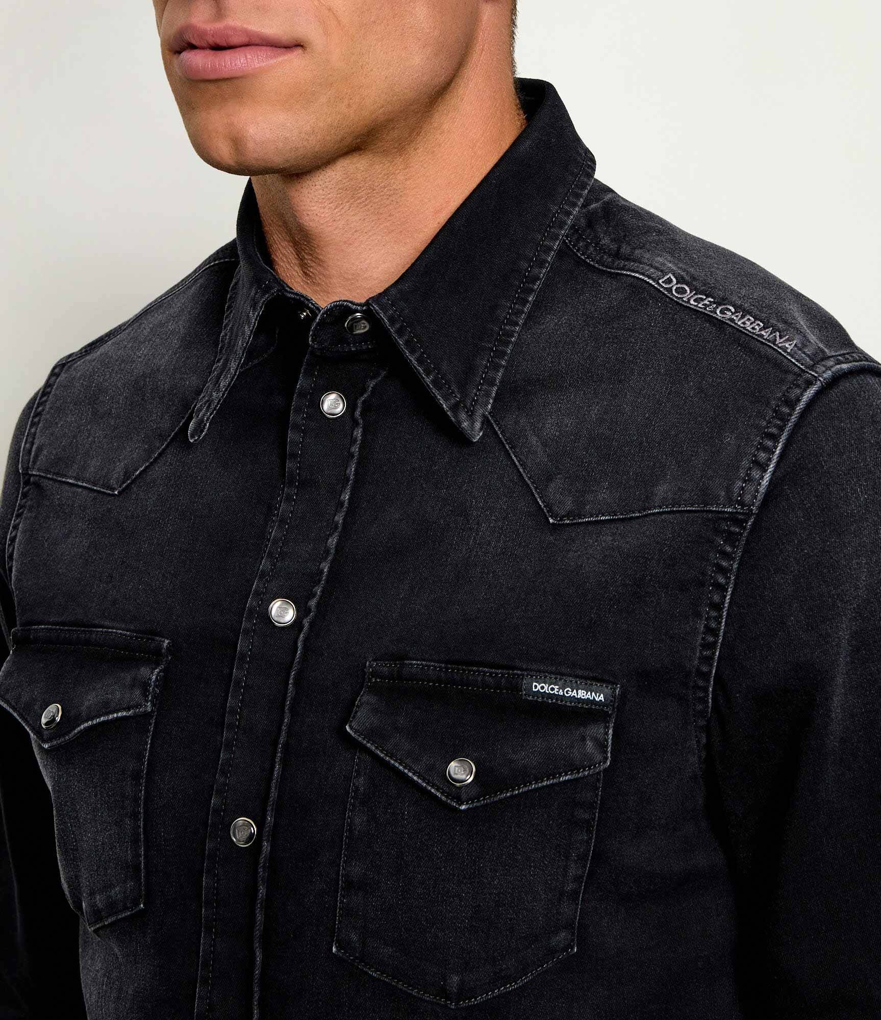 Dolce & Gabbana De blugi cămașă | Slim Fit