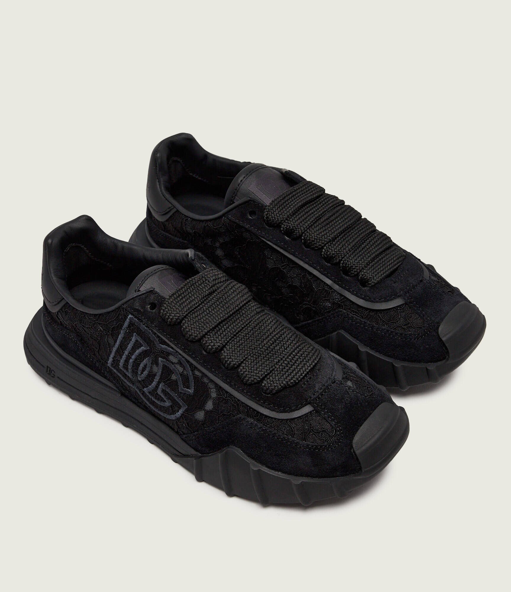 Dolce & Gabbana De dantelă sneakers | piele întoarsă