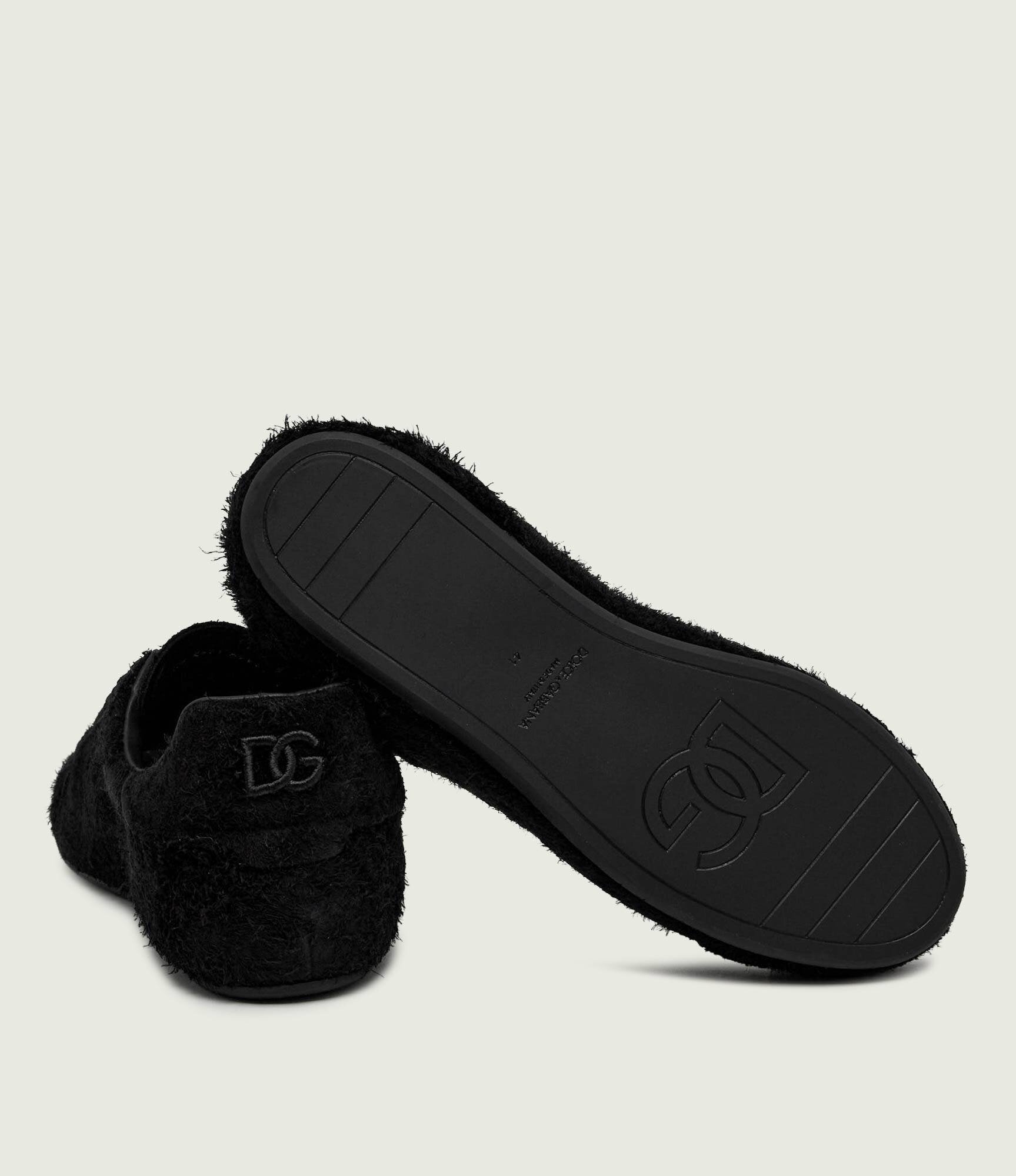 Dolce & Gabbana De lână sneakers Portofino Soft cu adaos de piele