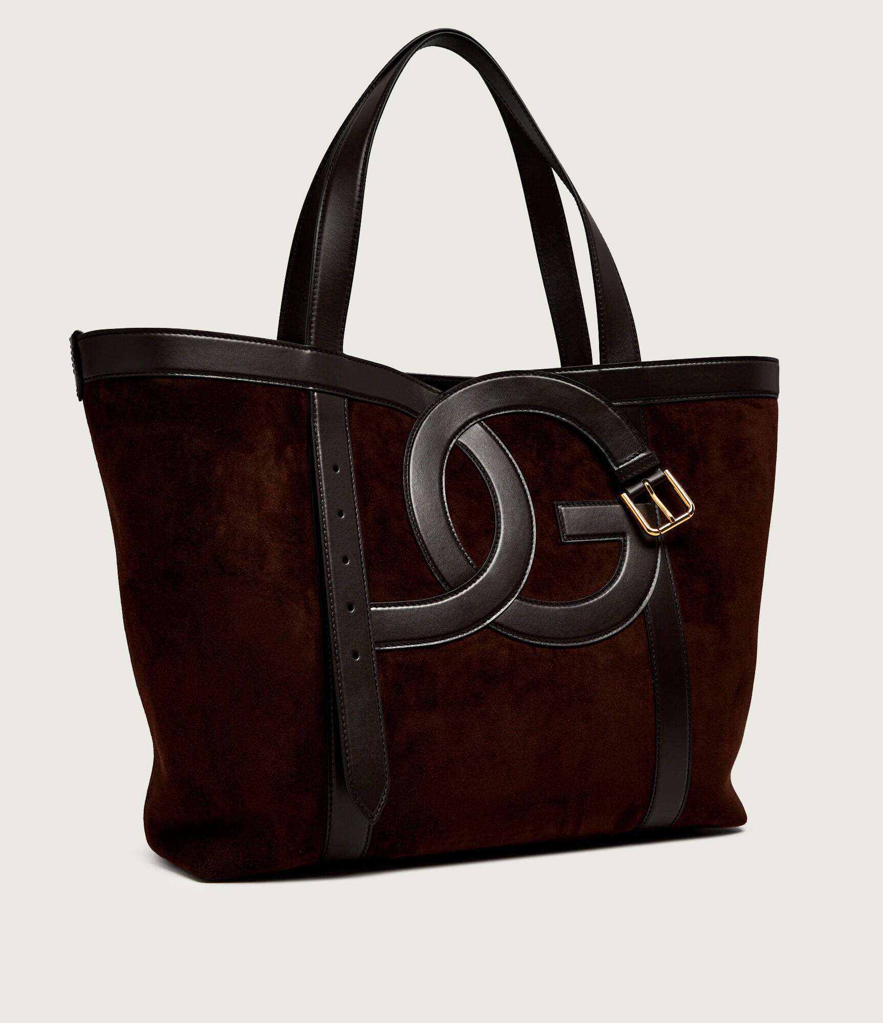 Dolce & Gabbana Geantă shopper + borsetă DG Belt | piele întoarsă