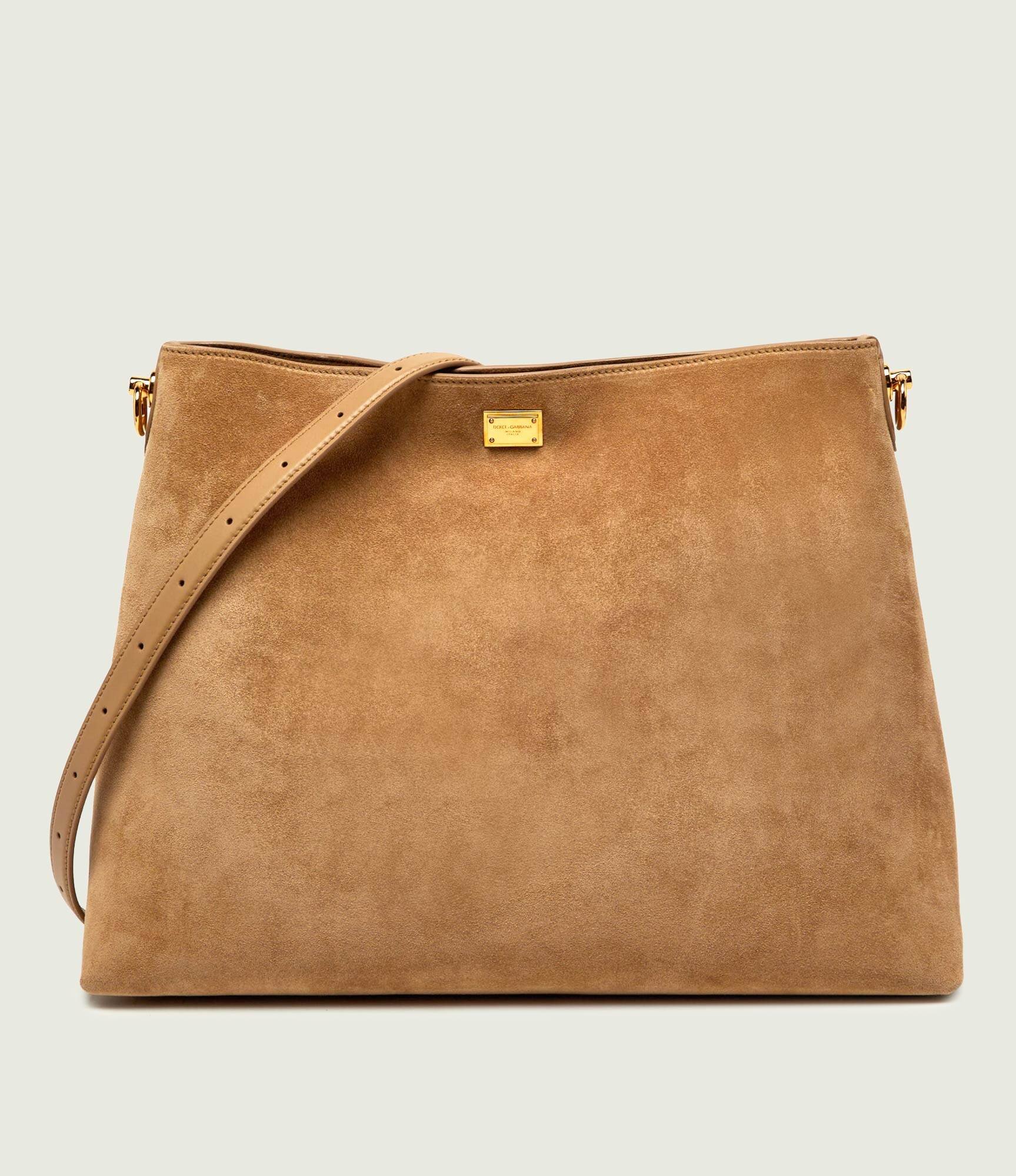 Dolce & Gabbana Geantă shopper Large Vittoria | piele întoarsă