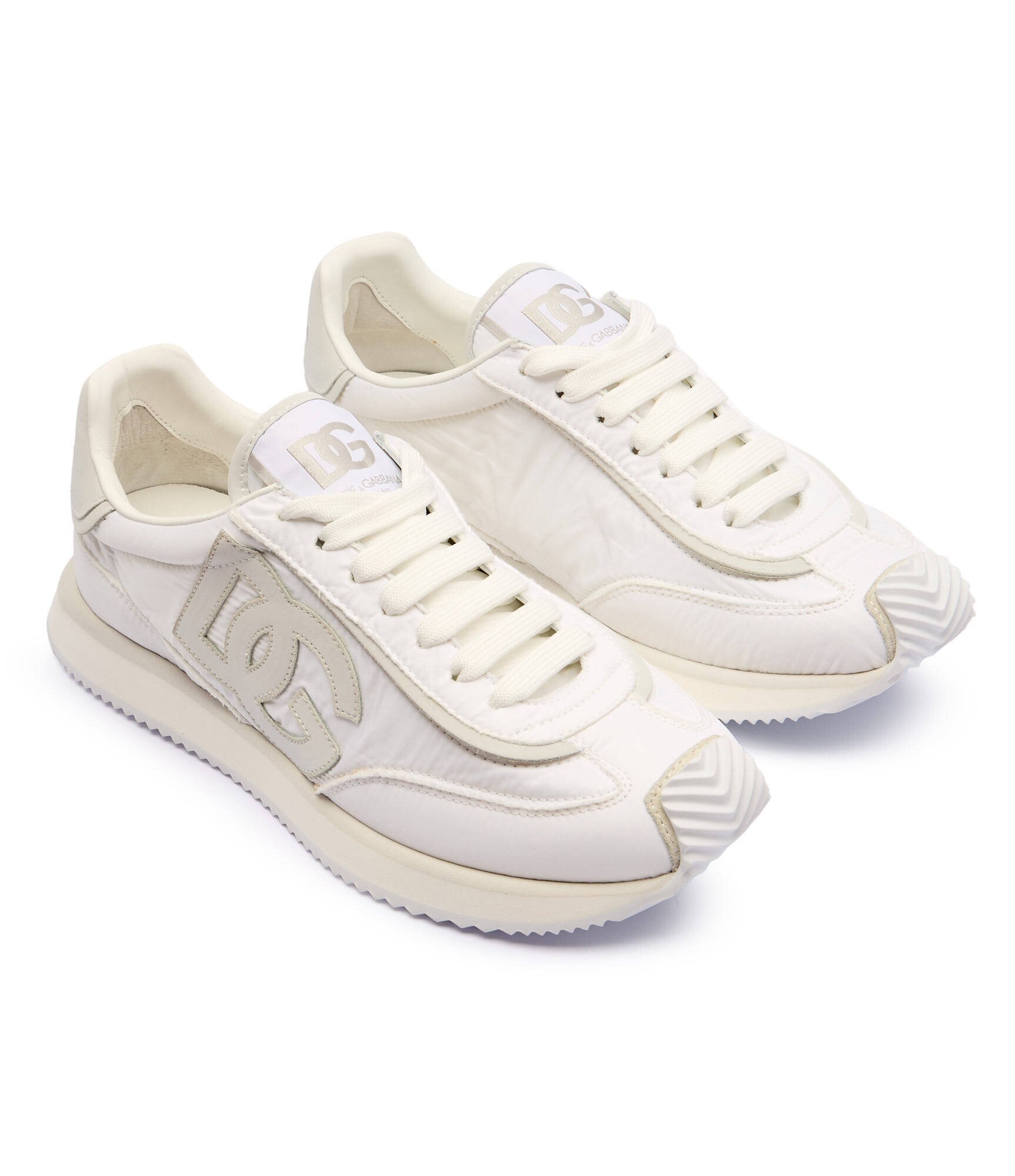 Dolce & Gabbana Sneakers cu adaos de piele