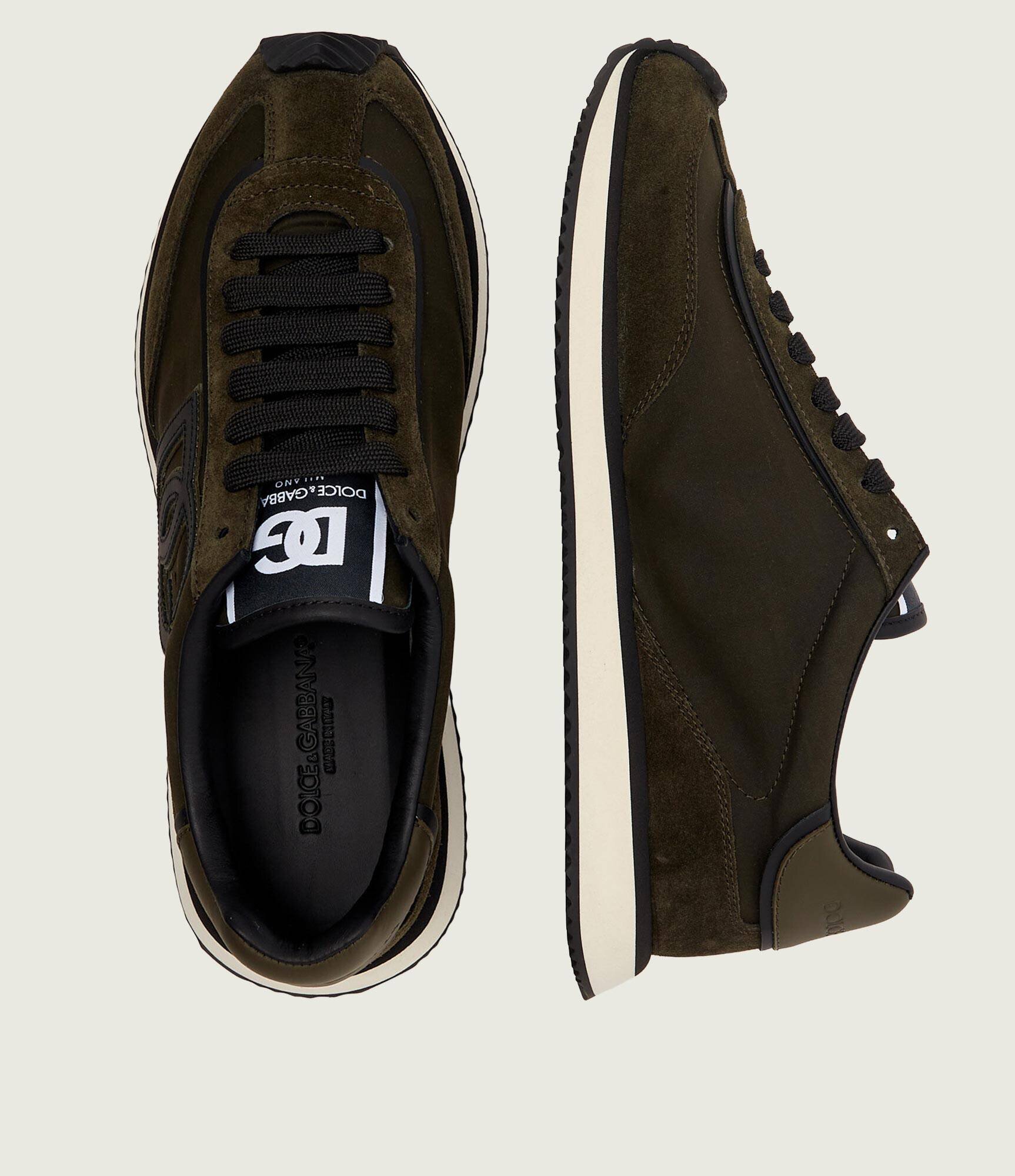 Dolce & Gabbana Sneakers Cushion | piele întoarsă