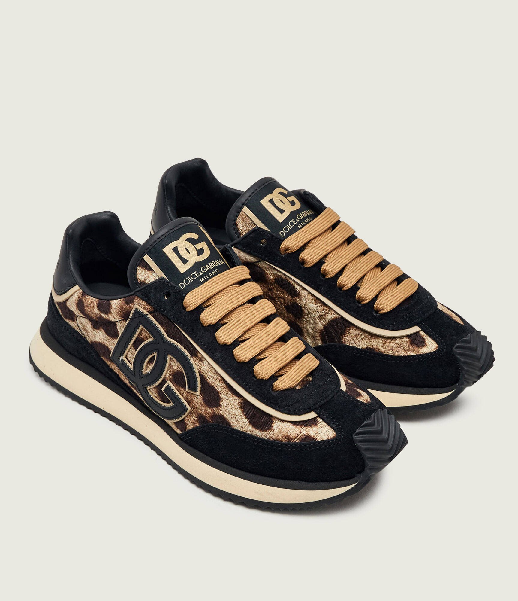 Dolce & Gabbana Sneakers DG Cushion | piele întoarsă