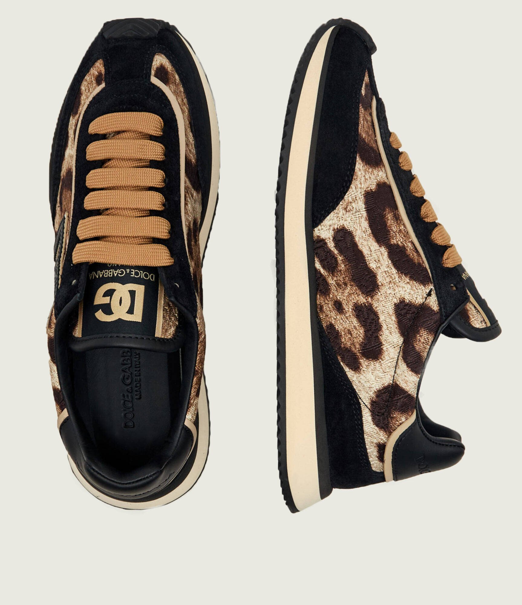 Dolce & Gabbana Sneakers DG Cushion | piele întoarsă