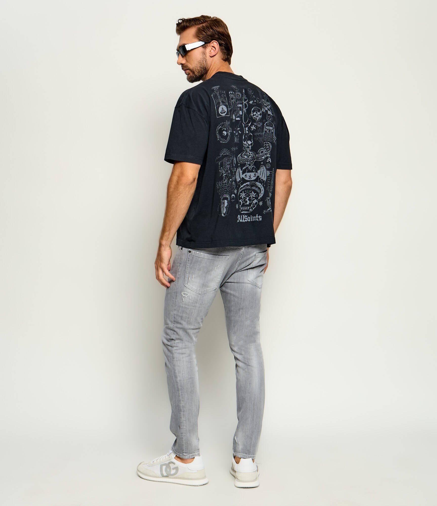 Dolce & Gabbana Sneakers DG CUSHION | piele întoarsă