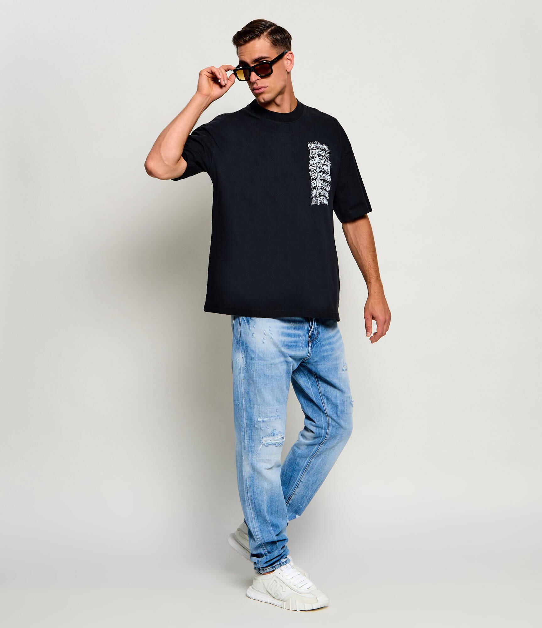 Dolce & Gabbana Teniși din piele DG Athletic
