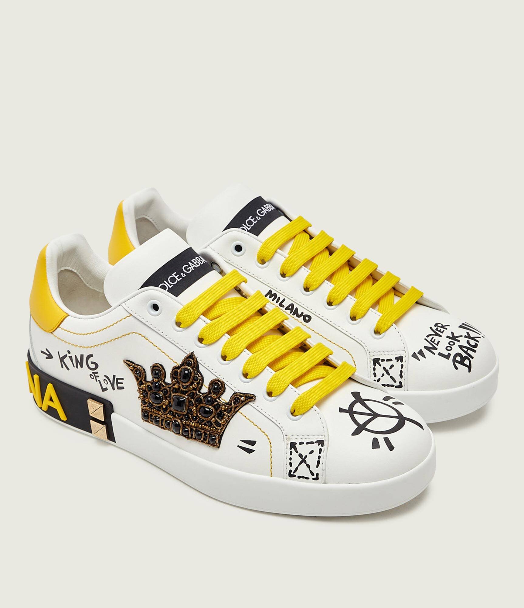 Dolce & Gabbana Teniși din piele Portofino