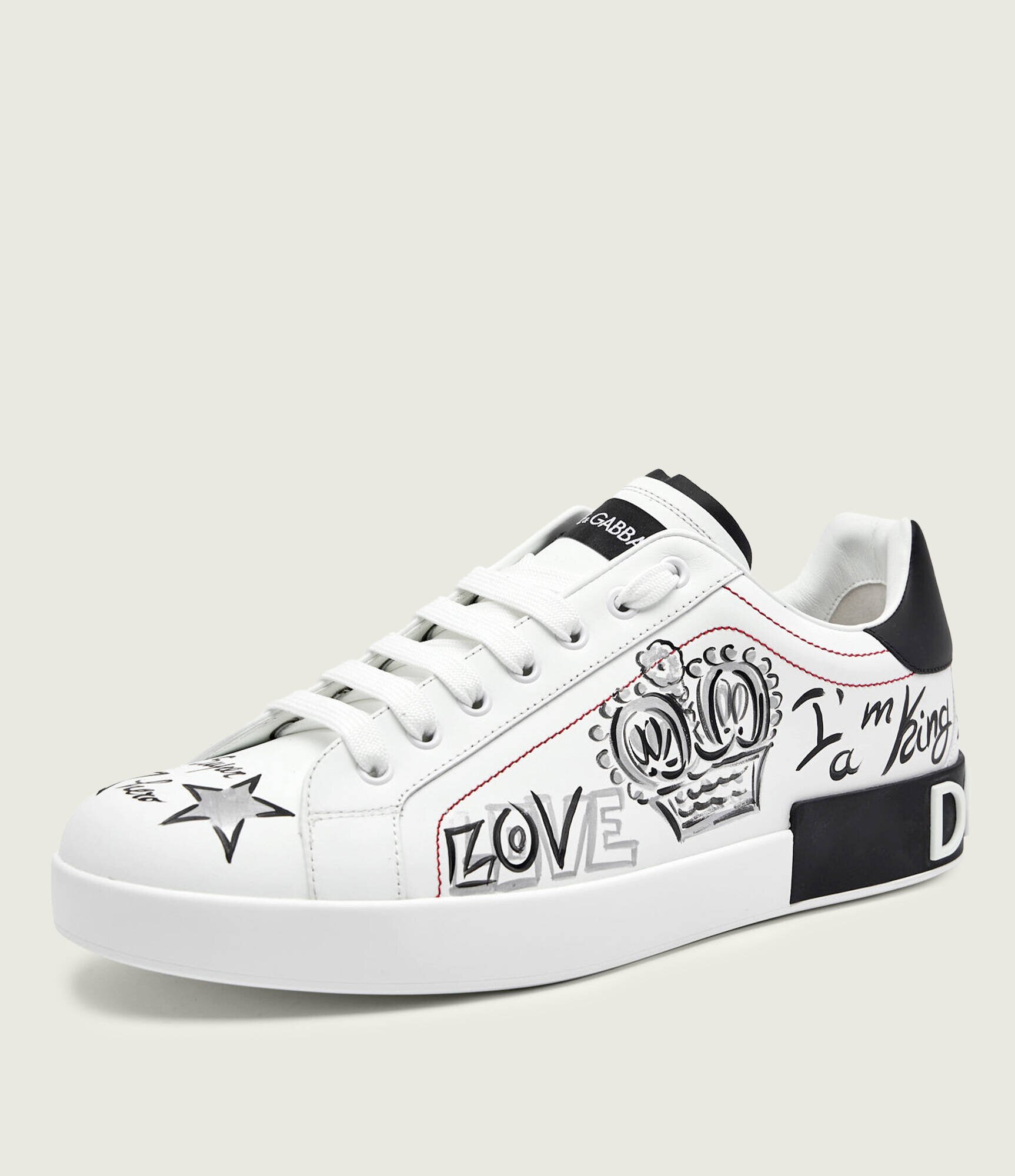 Dolce & Gabbana Teniși din piele Portofino Light