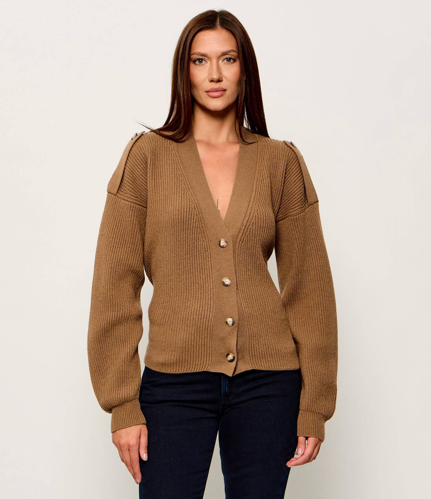 DONDUP - made in Italy De lână cardigan | regular fit