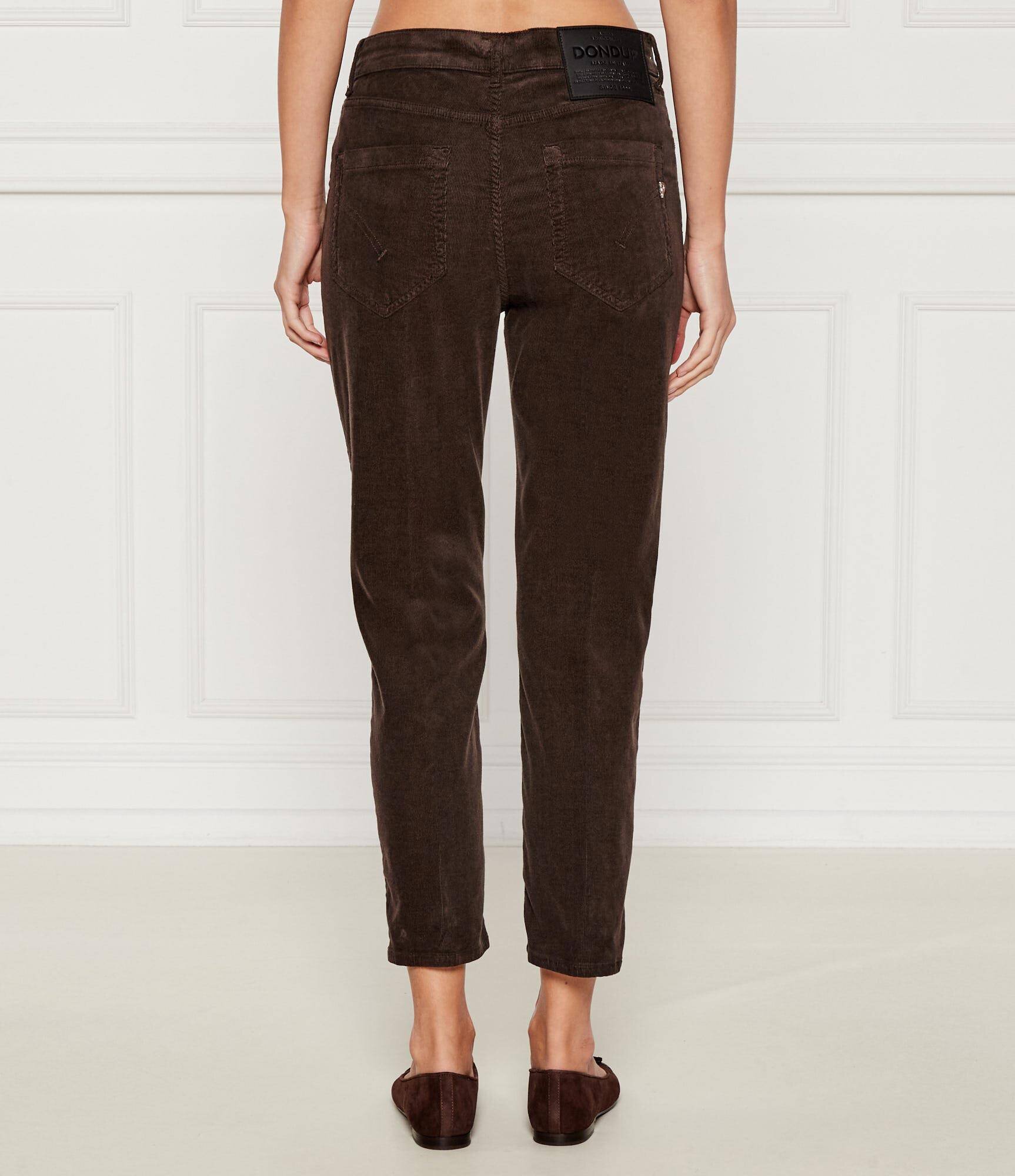 DONDUP - made in Italy Pantaloni Koons | Slim Fit | catifea reiată